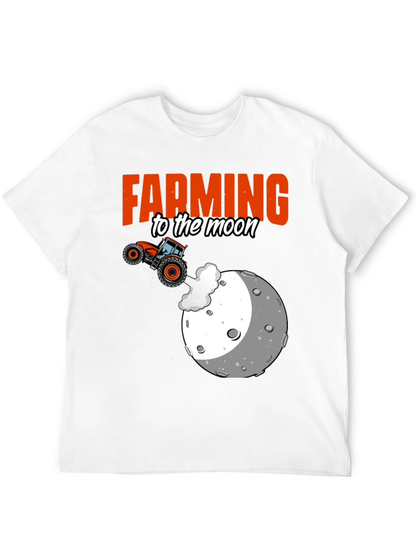 Farming to the Moon Graphic T-Shirt