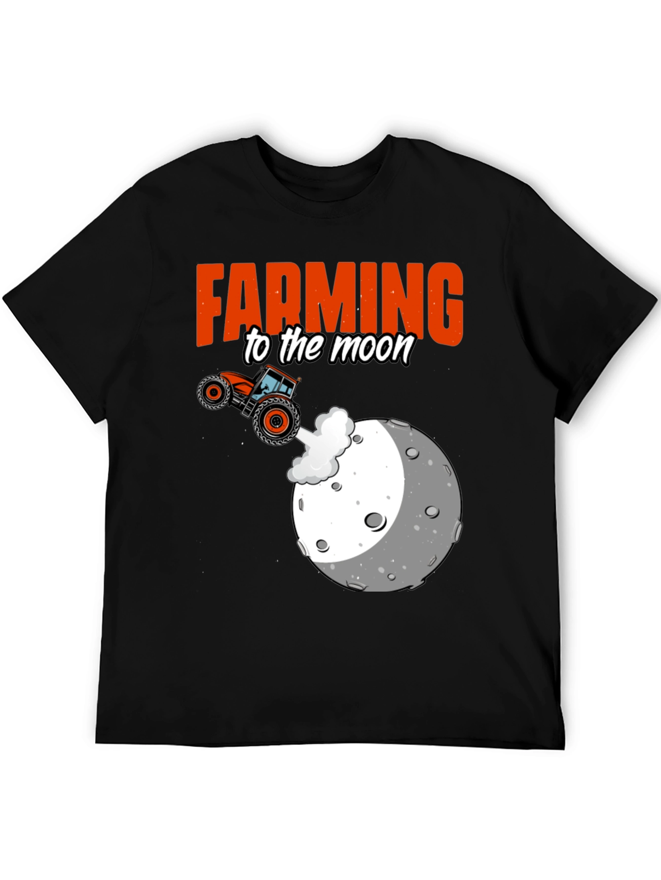 Farming to the Moon Graphic T-Shirt