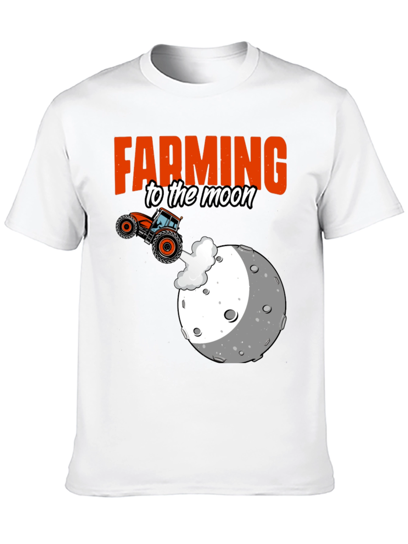 Farming to the Moon Graphic T-Shirt