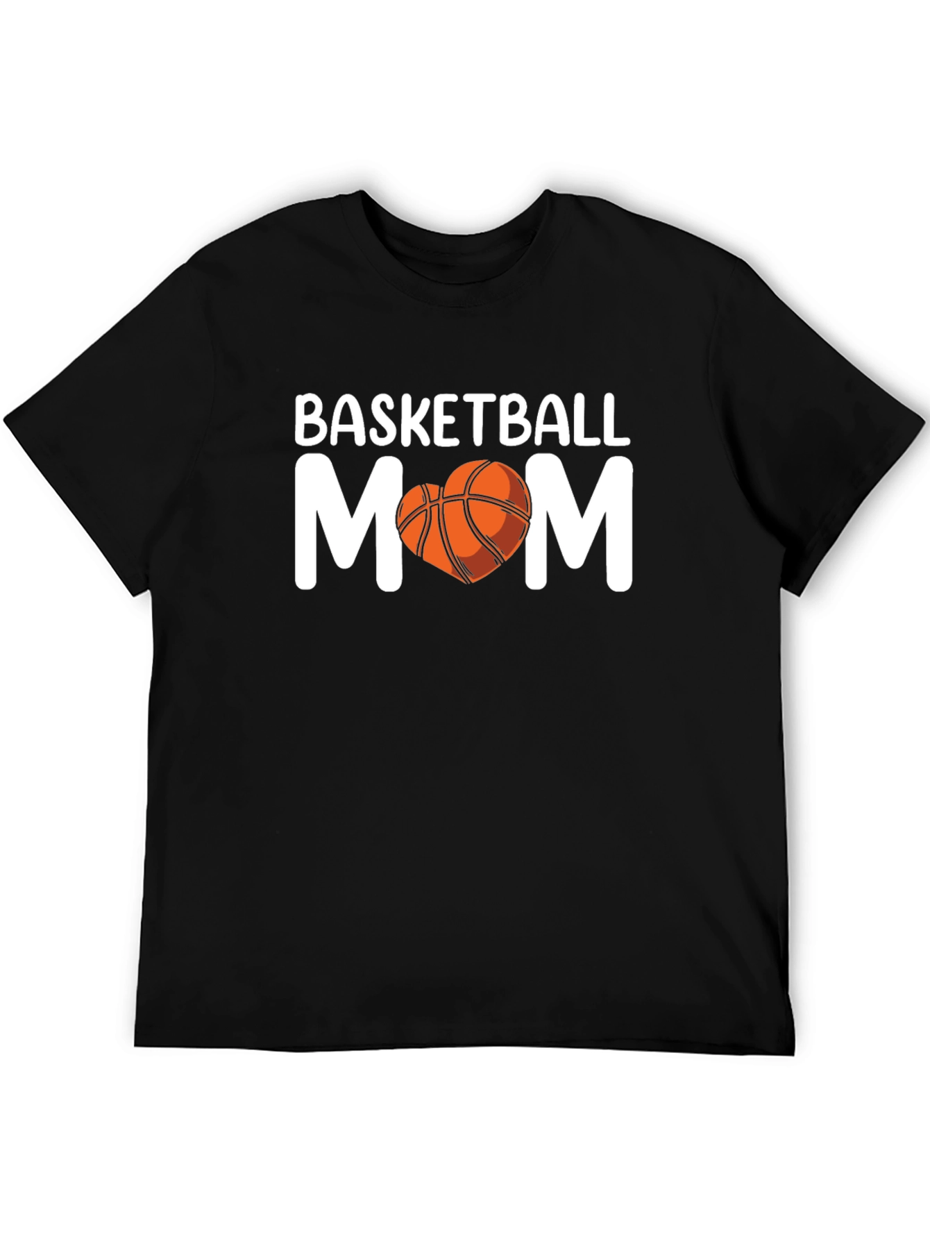 Basketball Mom T-Shirt - Heart Graphic