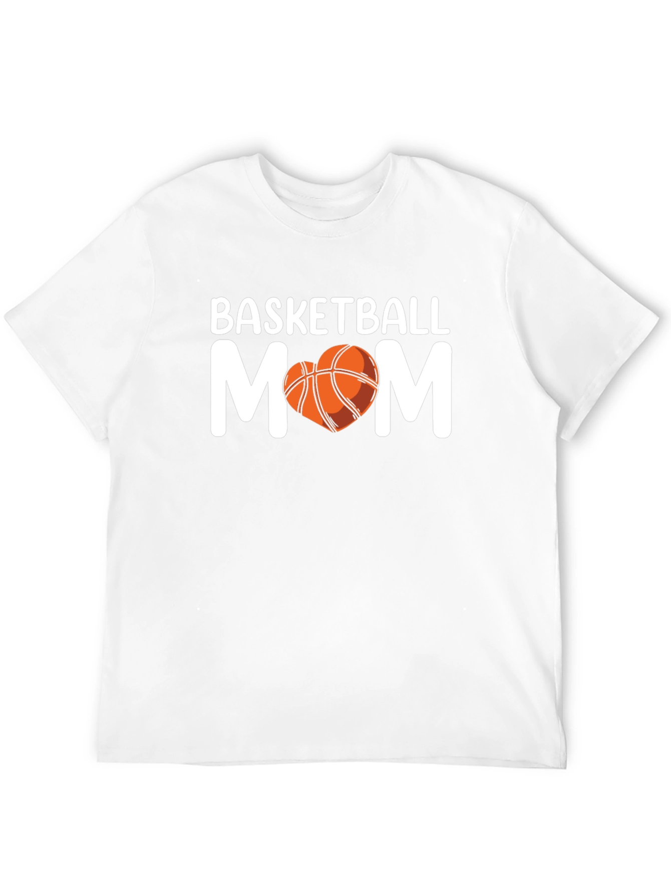 Basketball Mom T-Shirt - Heart Graphic