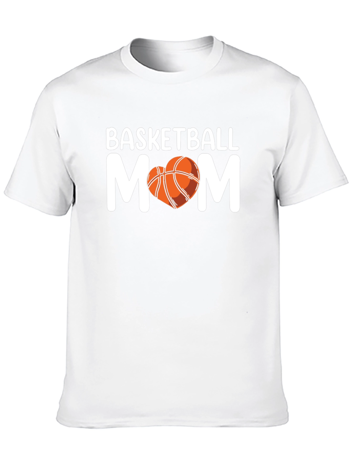 Basketball Mom T-Shirt - Heart Graphic
