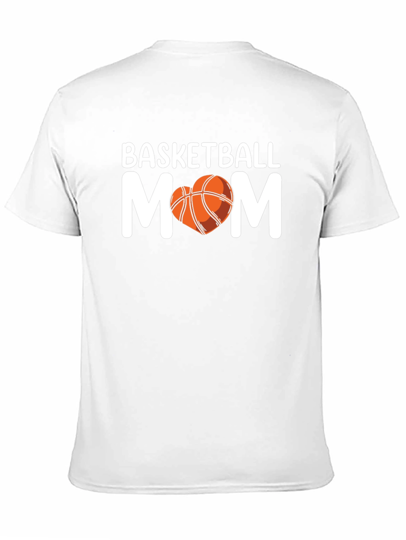 Basketball Mom T-Shirt - Heart Graphic