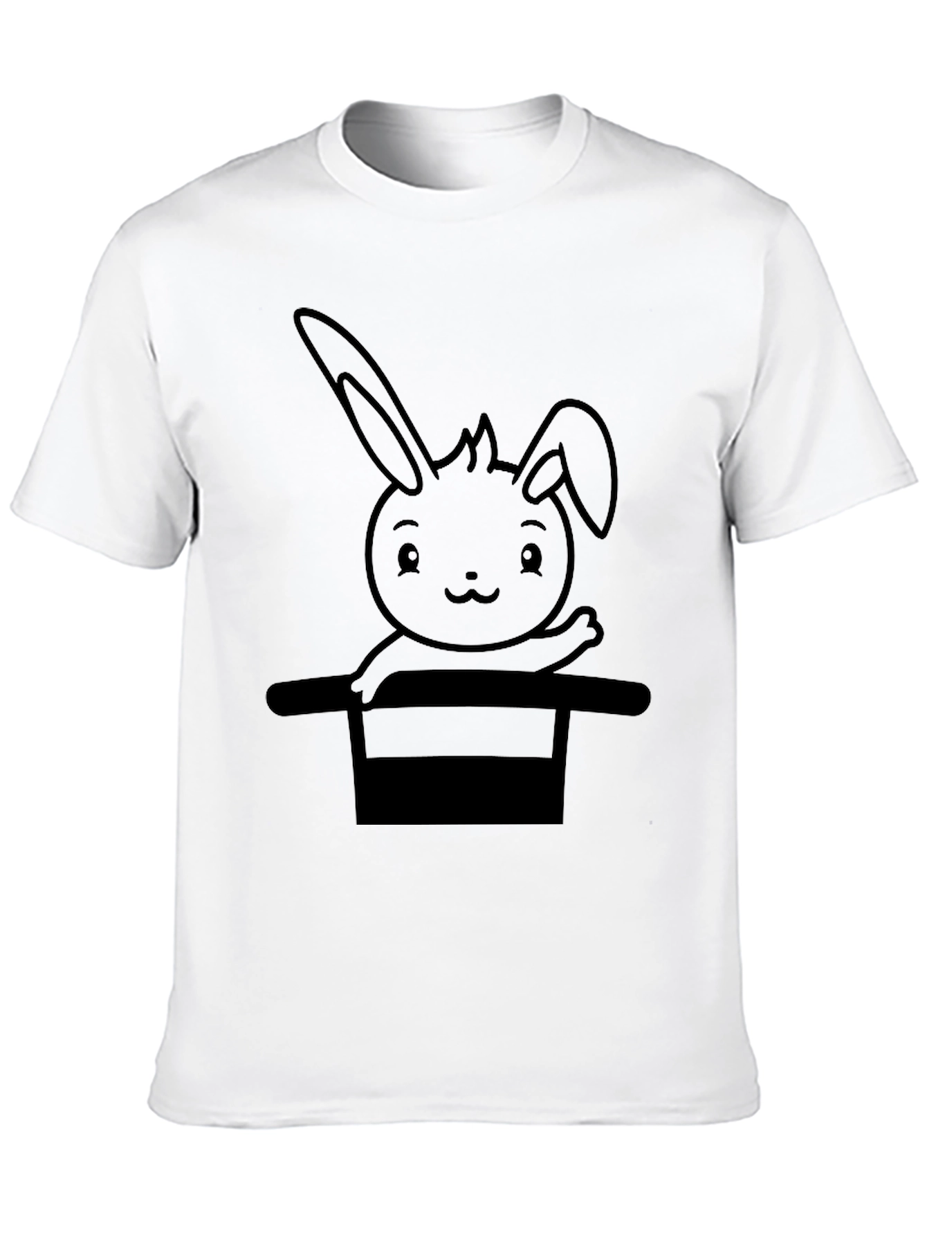Rabbit in Hat Graphic Tee