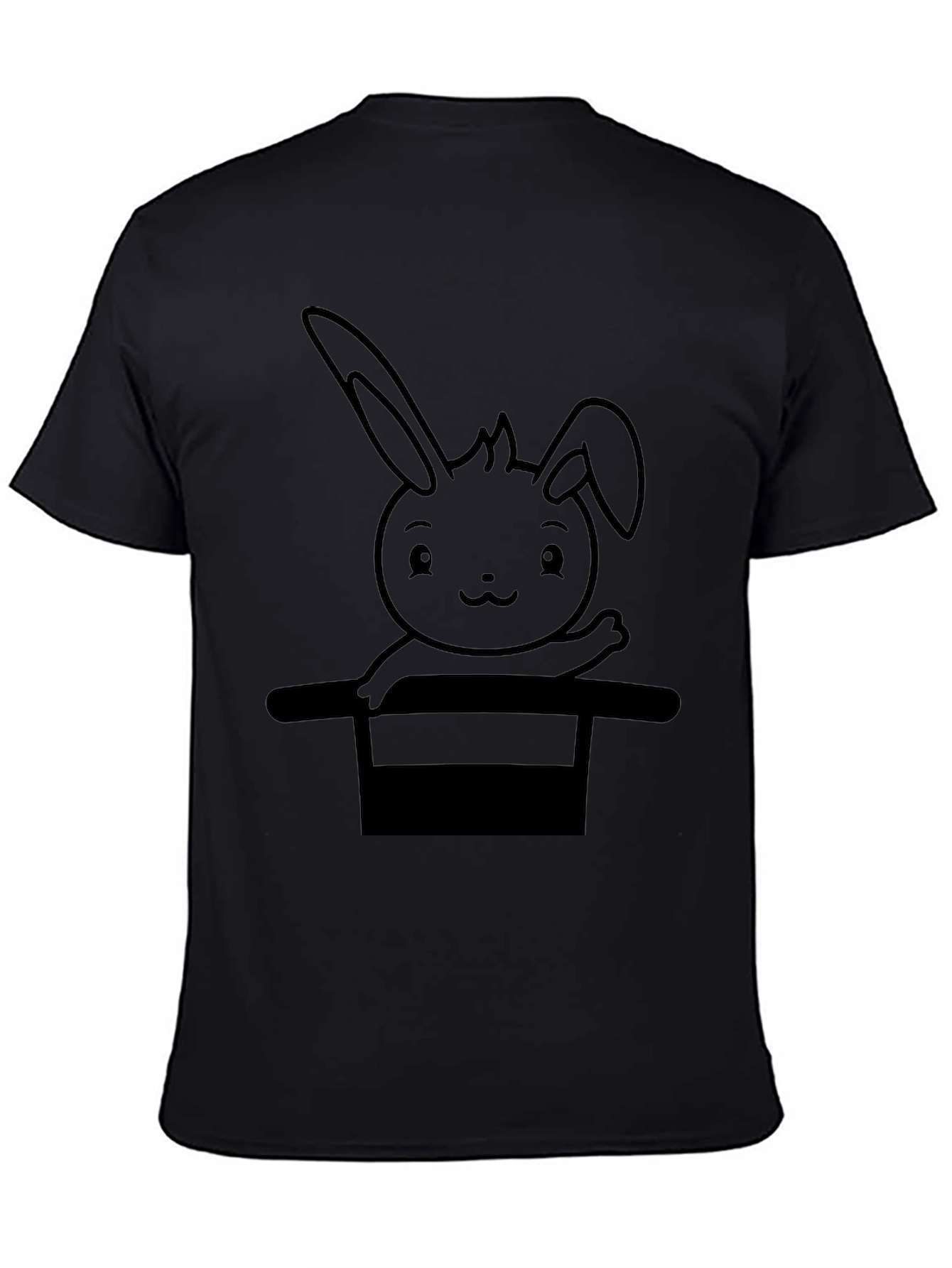 Rabbit in Hat Graphic Tee
