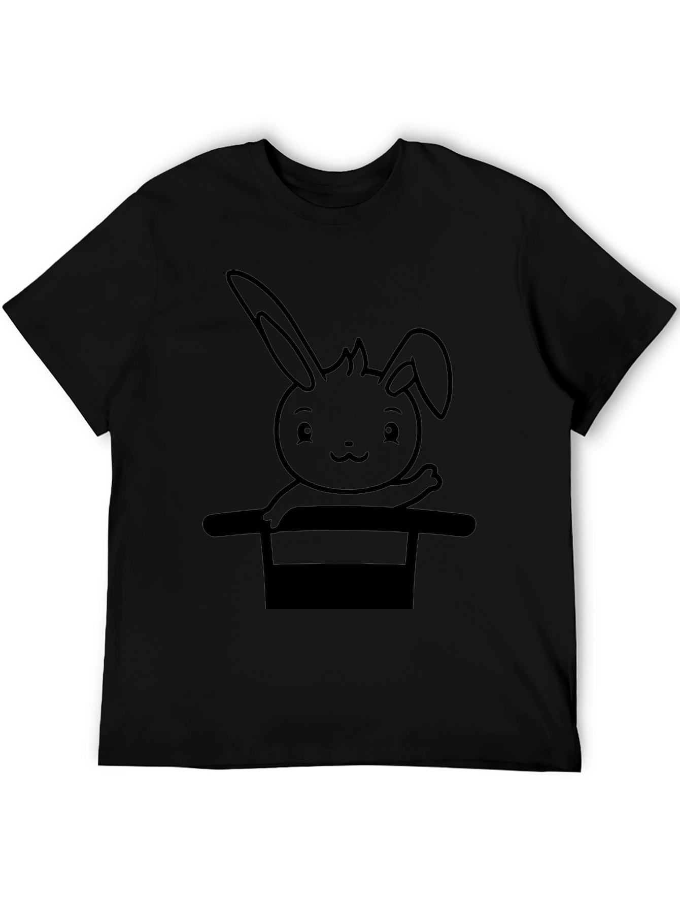 Rabbit in Hat Graphic Tee