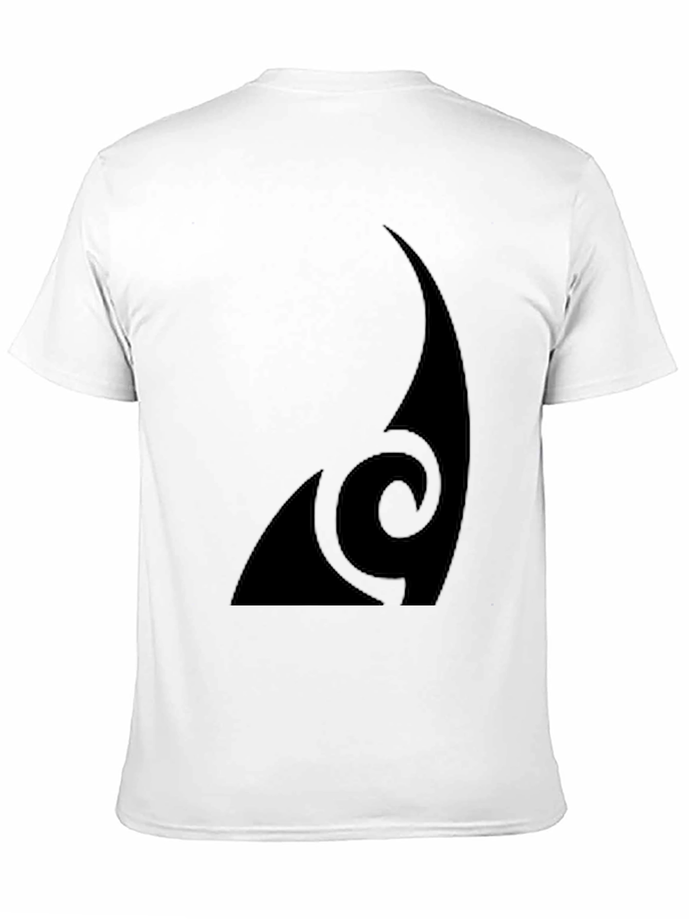 Modern Tribal Style Black T-Shirt