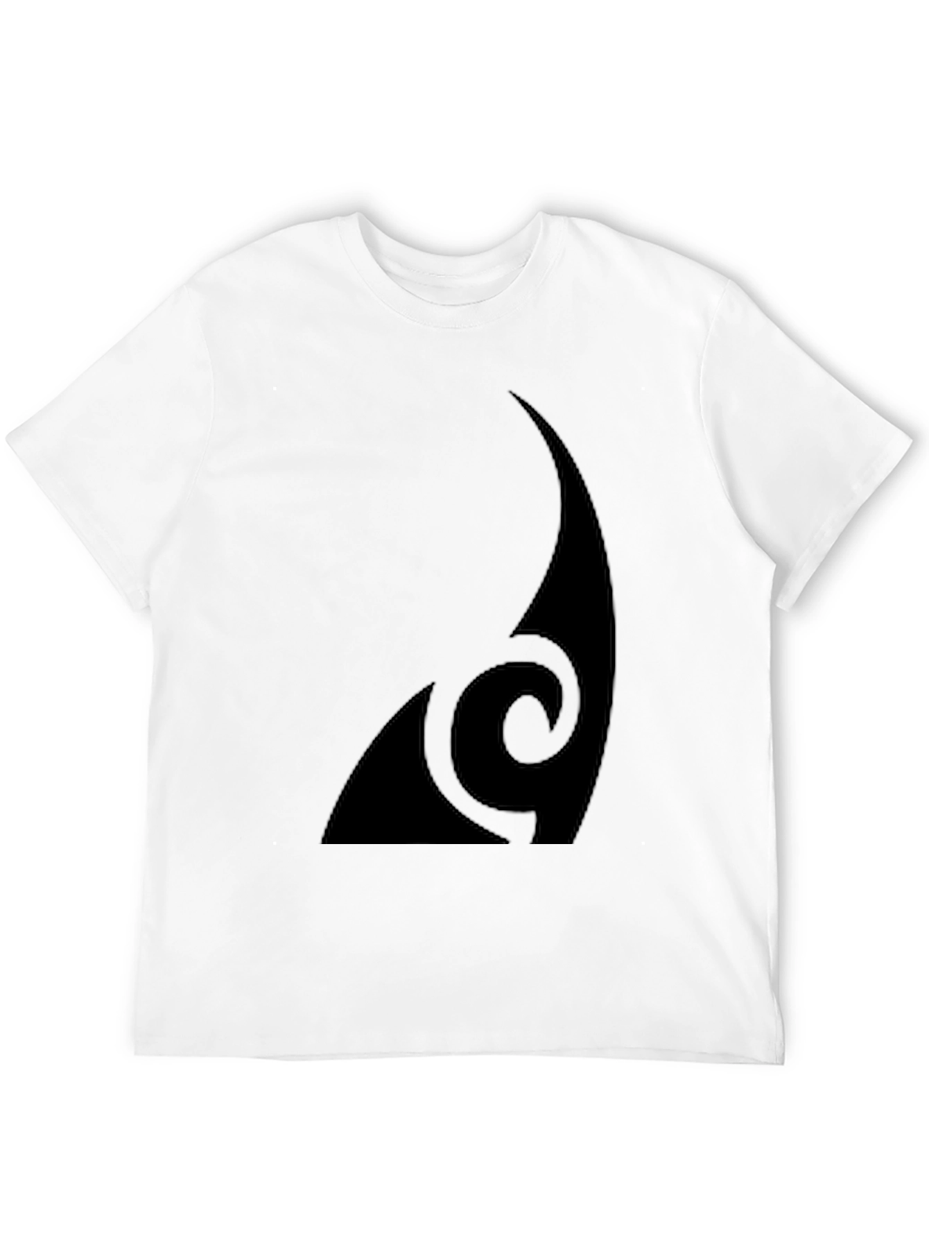 Modern Tribal Style Black T-Shirt