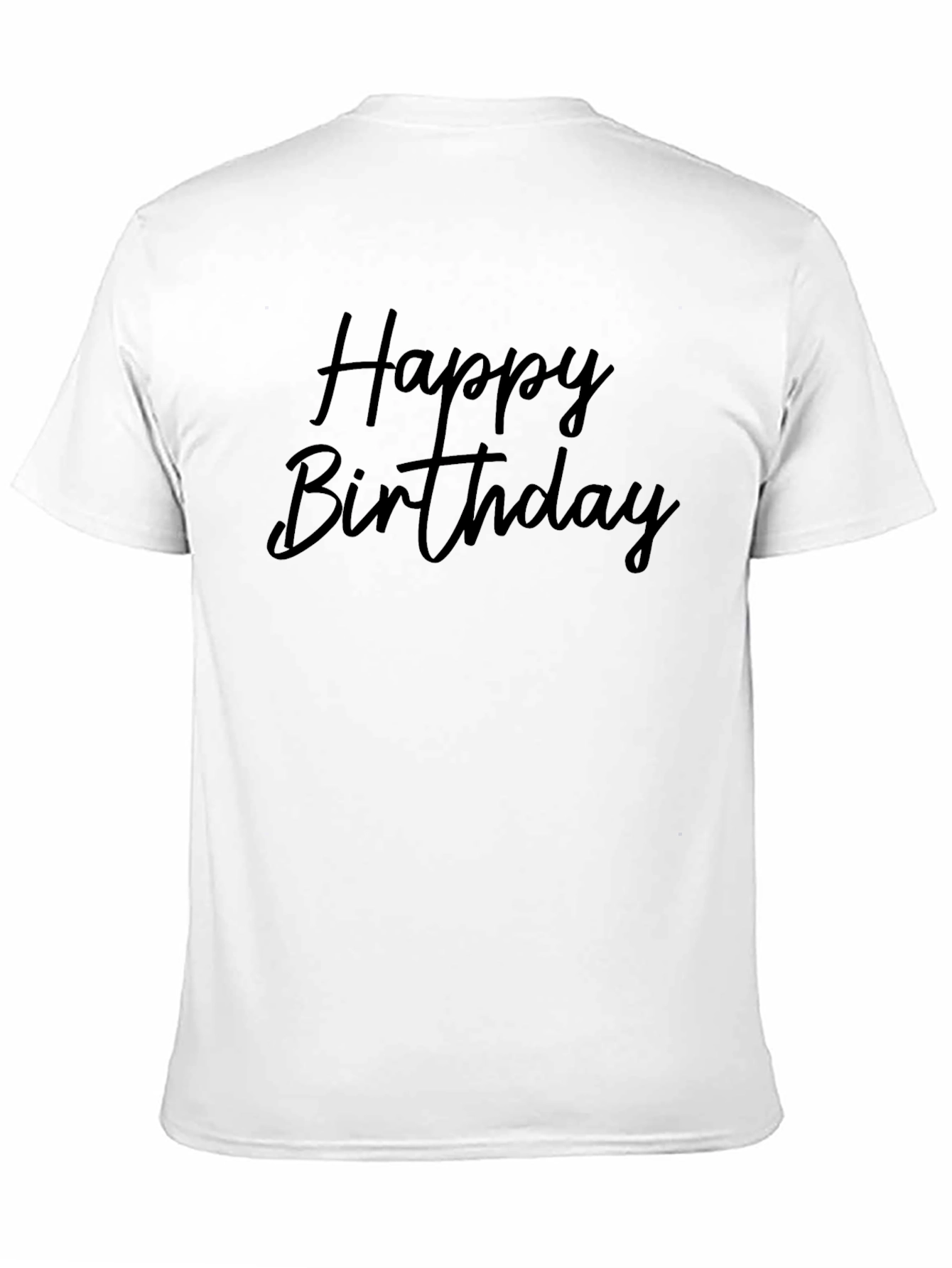 Happy Birthday Black T-Shirt