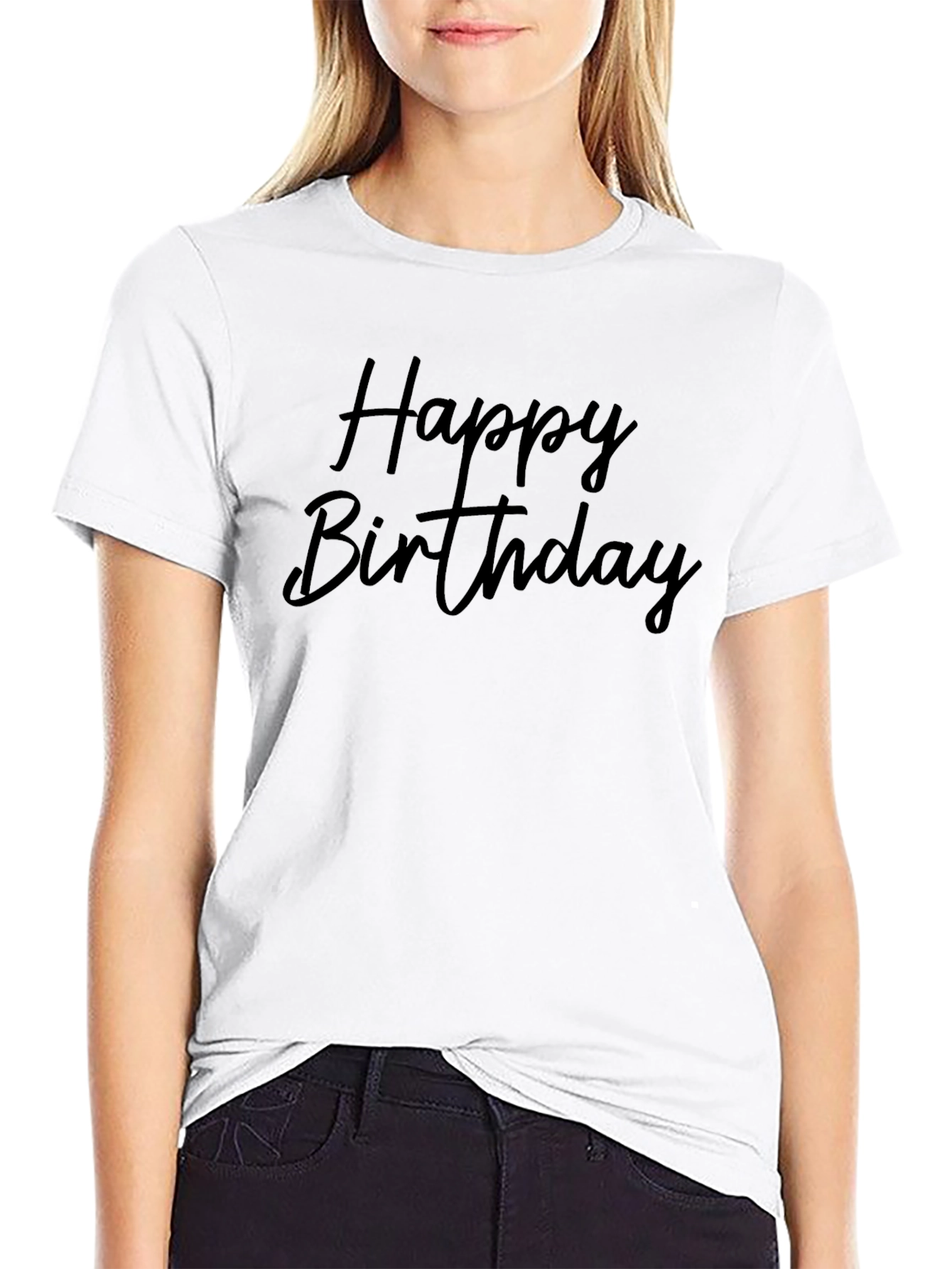 Happy Birthday Black T-Shirt