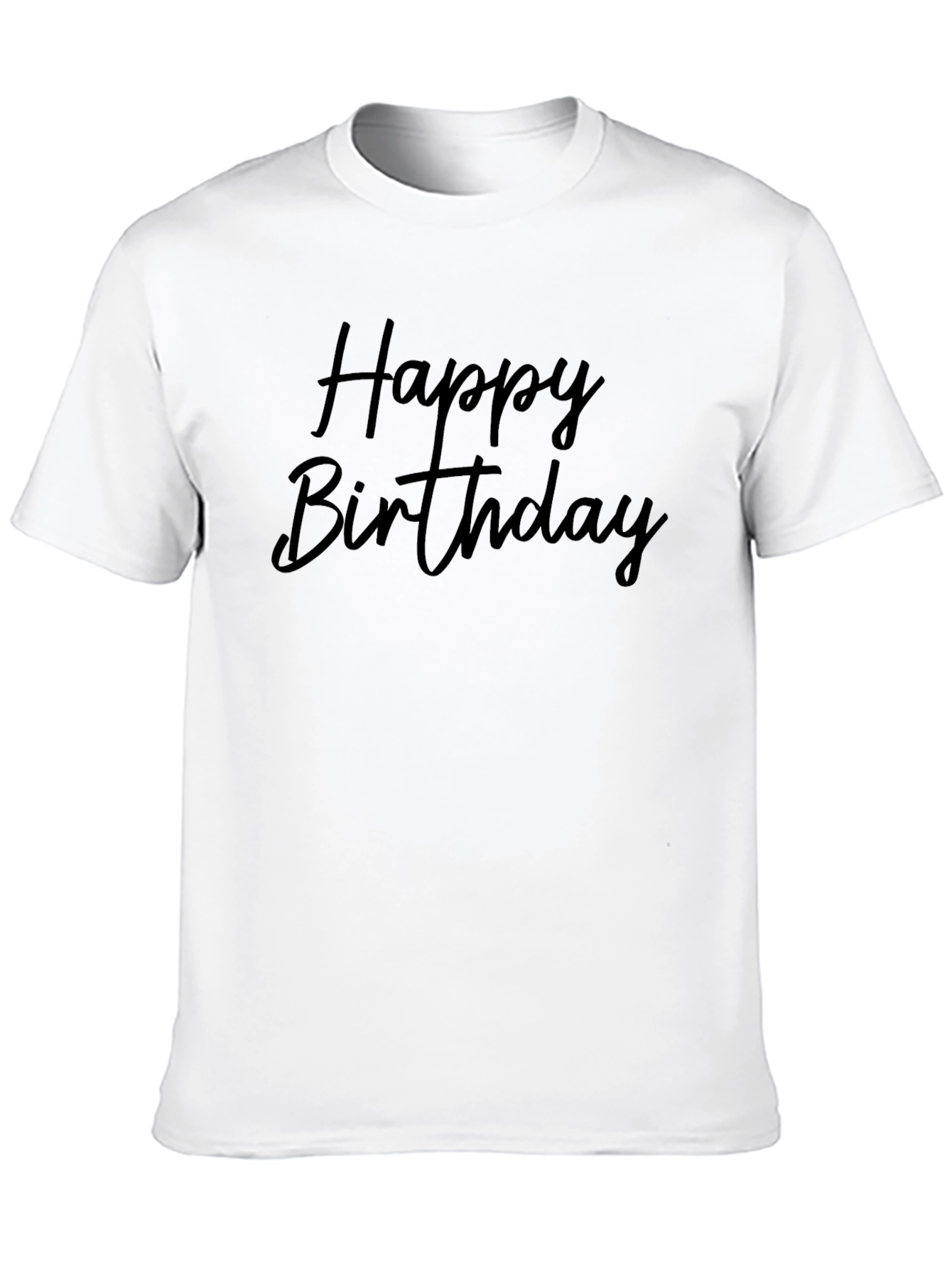 Happy Birthday Black T-Shirt