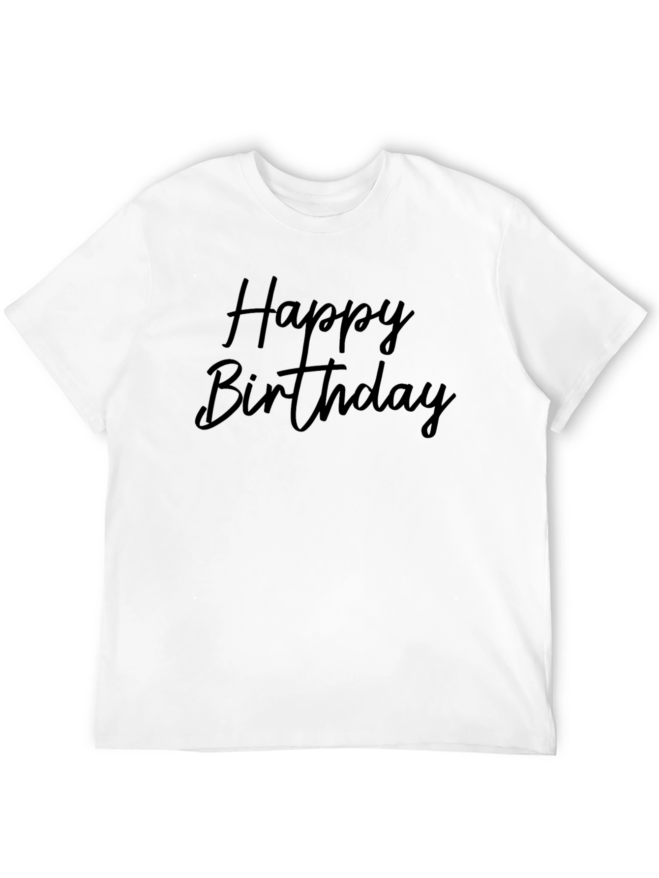 Happy Birthday Black T-Shirt