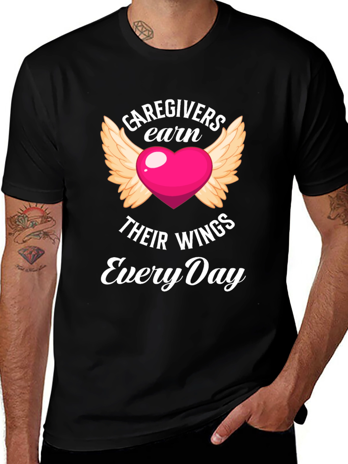 Caregivers Earn Their Wings T-Shirt