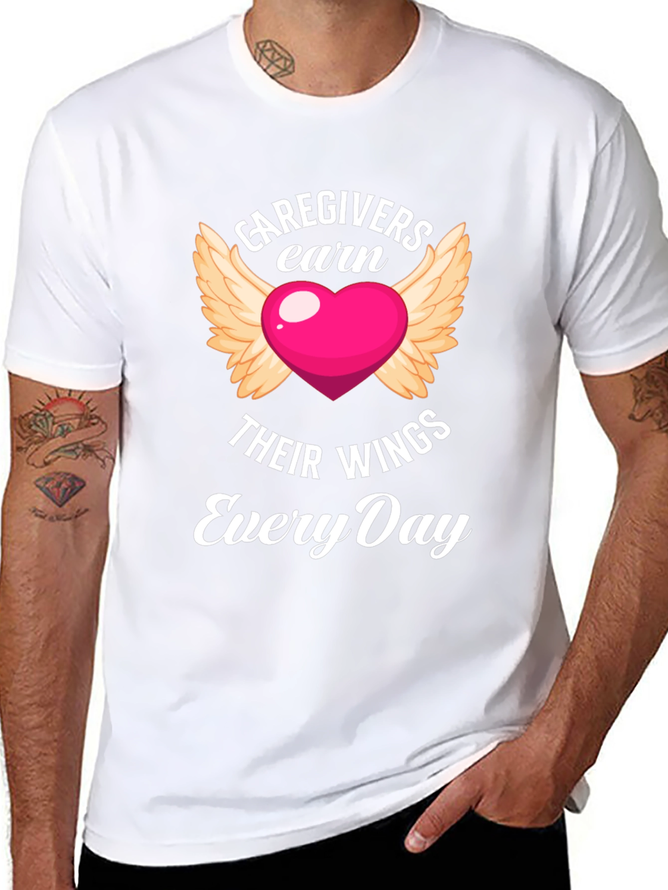 Caregivers Earn Their Wings T-Shirt