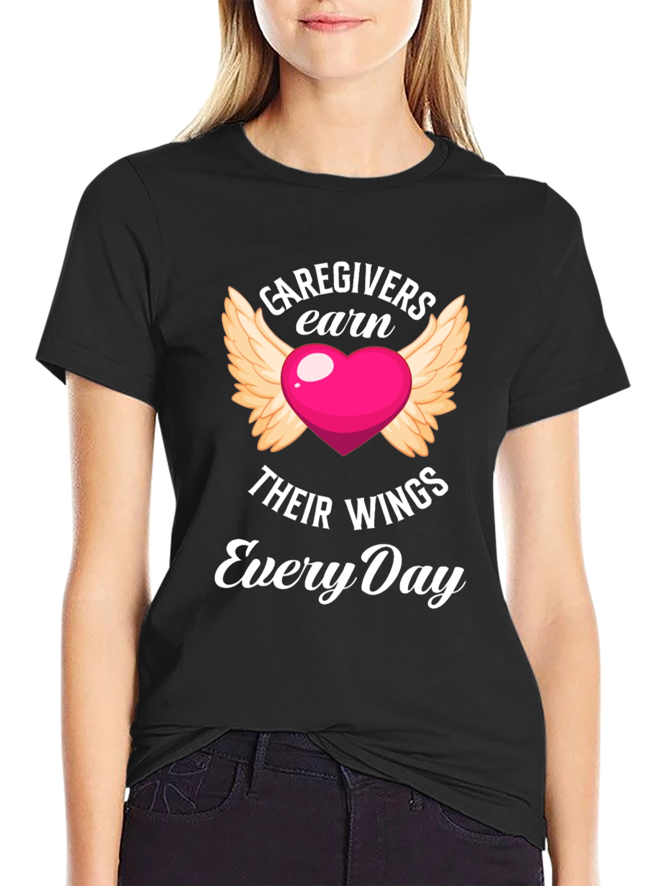 Caregivers Earn Their Wings T-Shirt