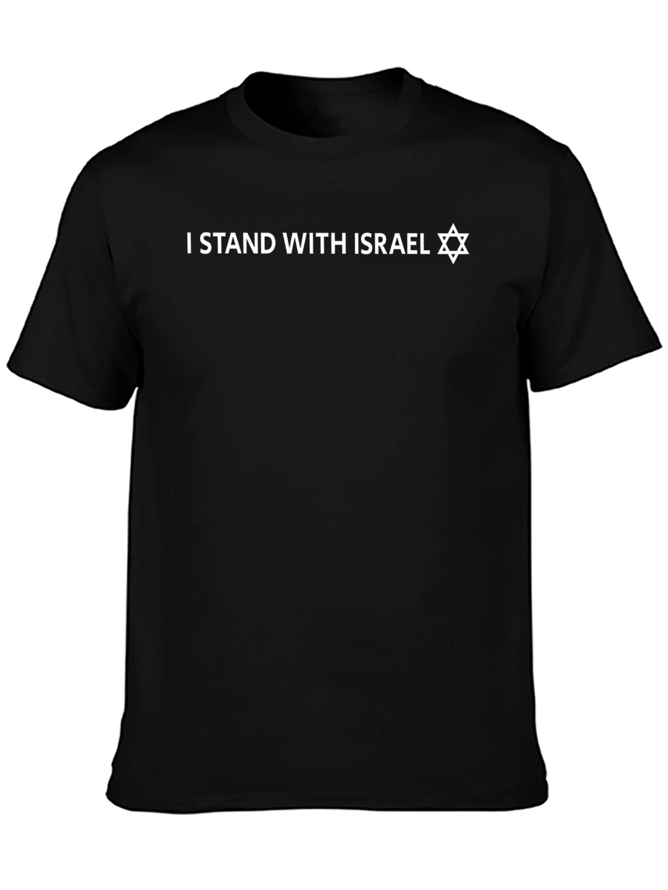 I Stand With Israel T-Shirt - Patriotic Support