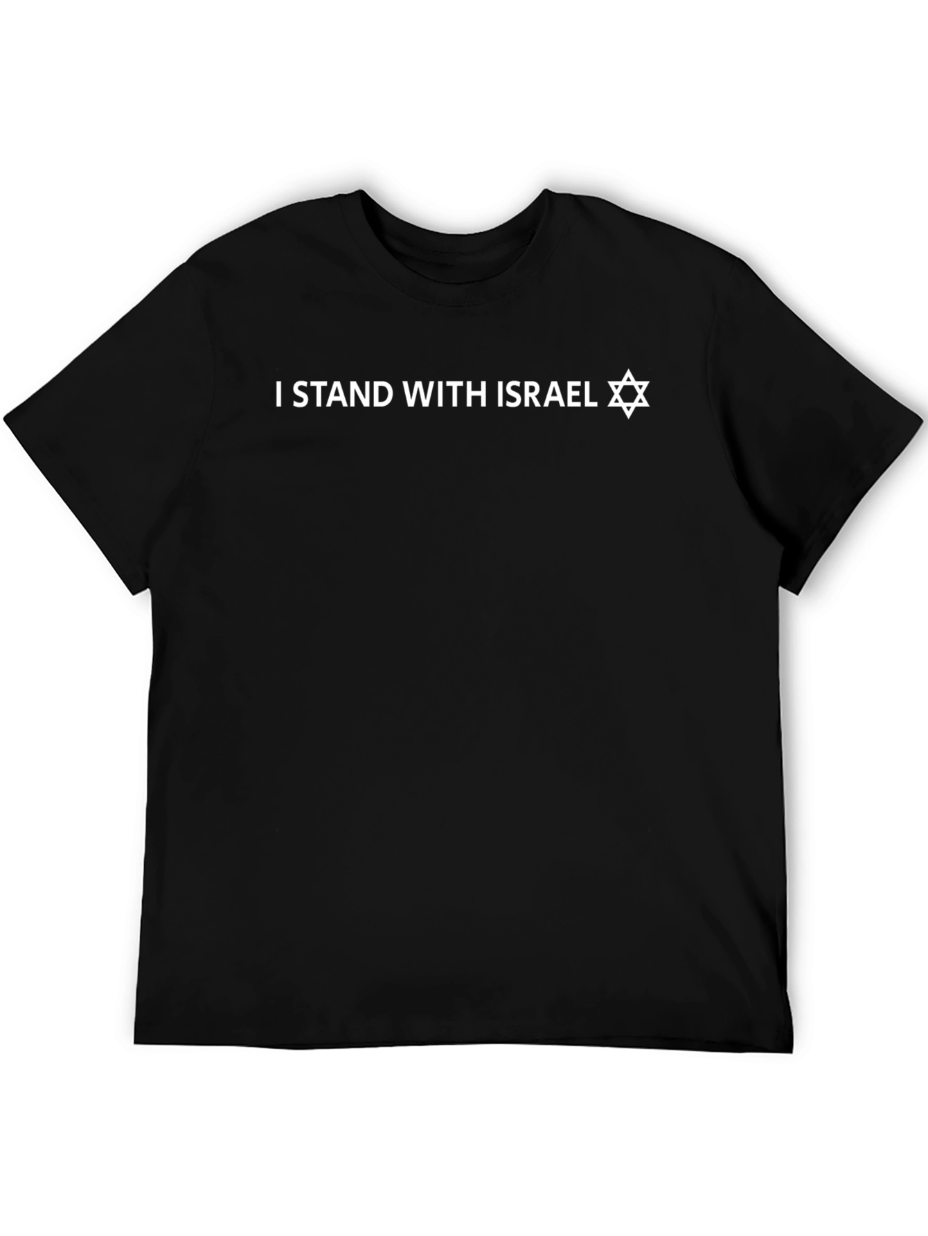 I Stand With Israel T-Shirt - Patriotic Support