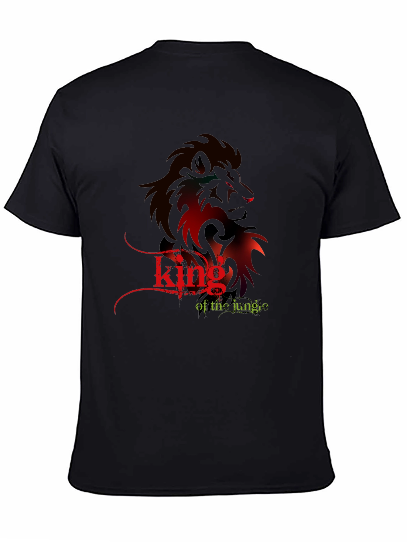 King of the Jungle Lion Graphic T-Shirt