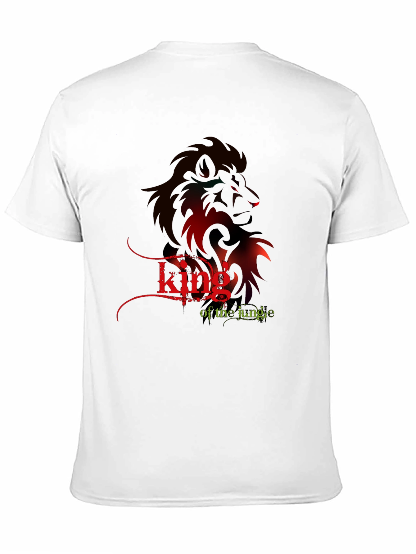 King of the Jungle Lion Graphic T-Shirt