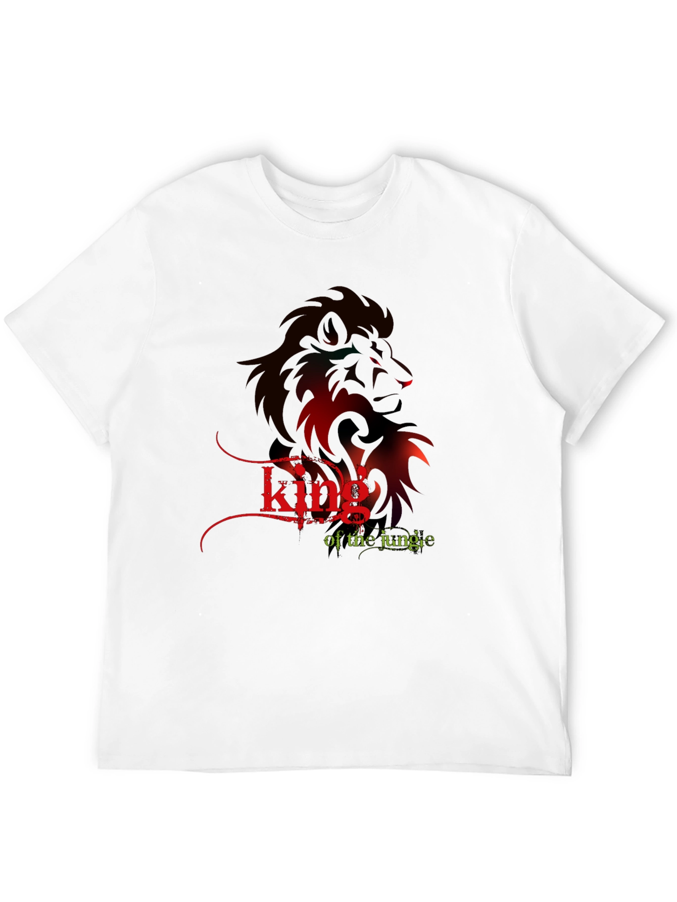 King of the Jungle Lion Graphic T-Shirt