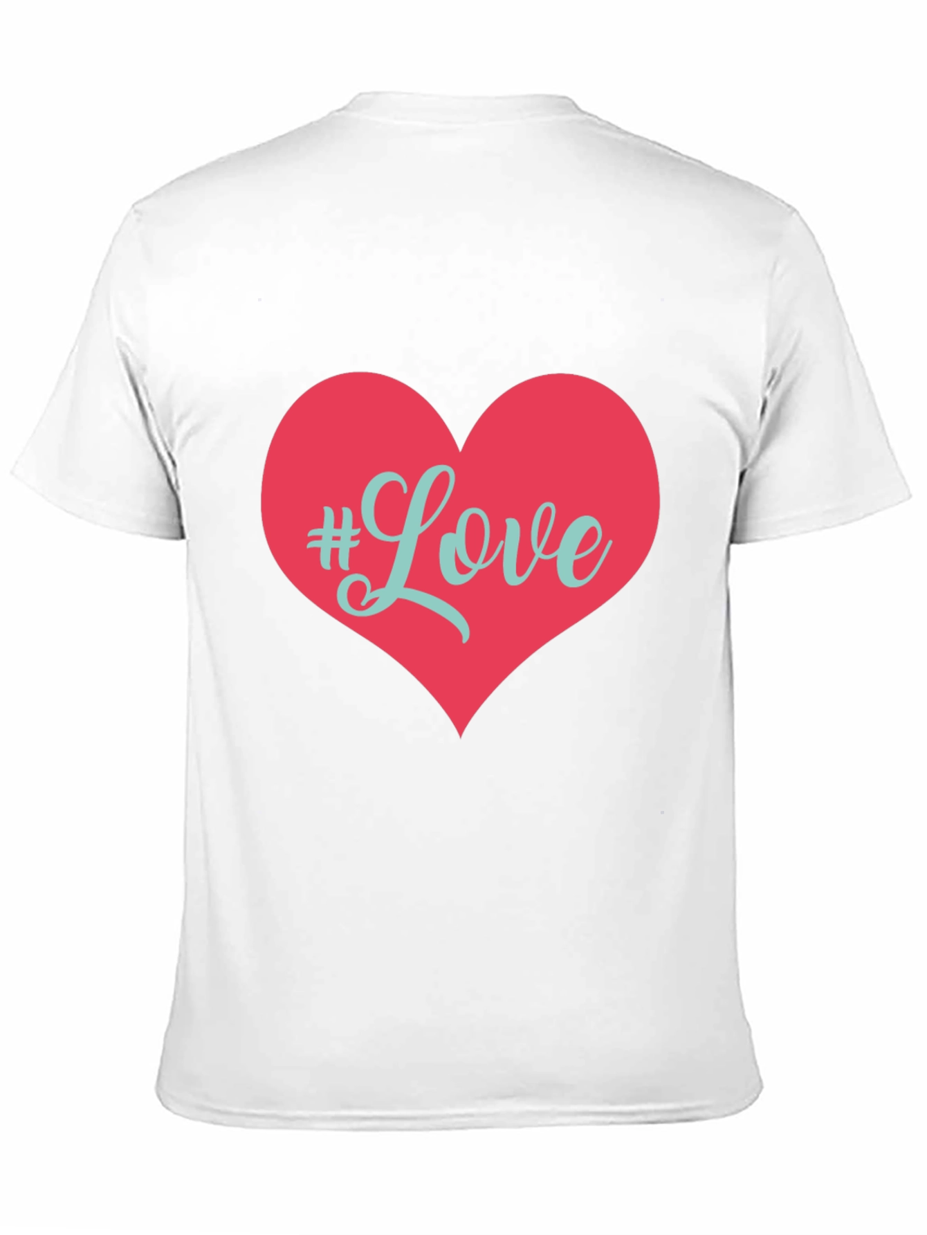 Love Heart Graphic T-Shirt - Black