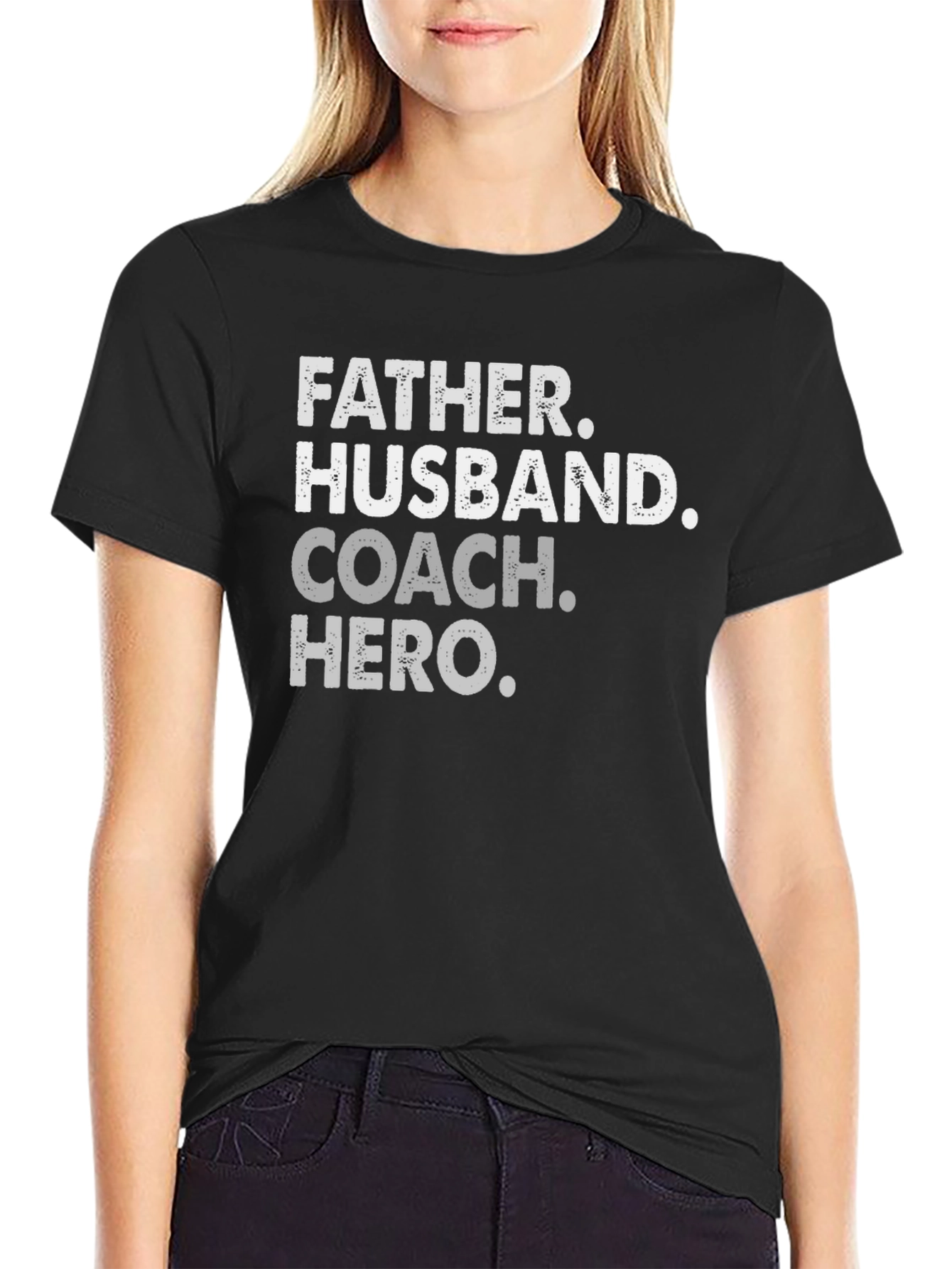 Father Husband Coach Hero T-Shirt