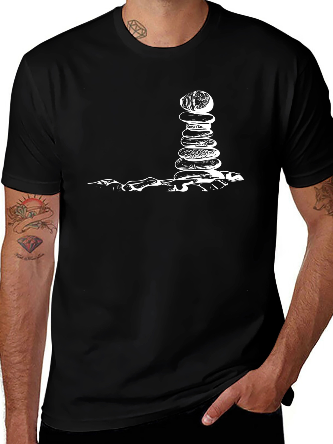 Stacked Stone Zen T-Shirt