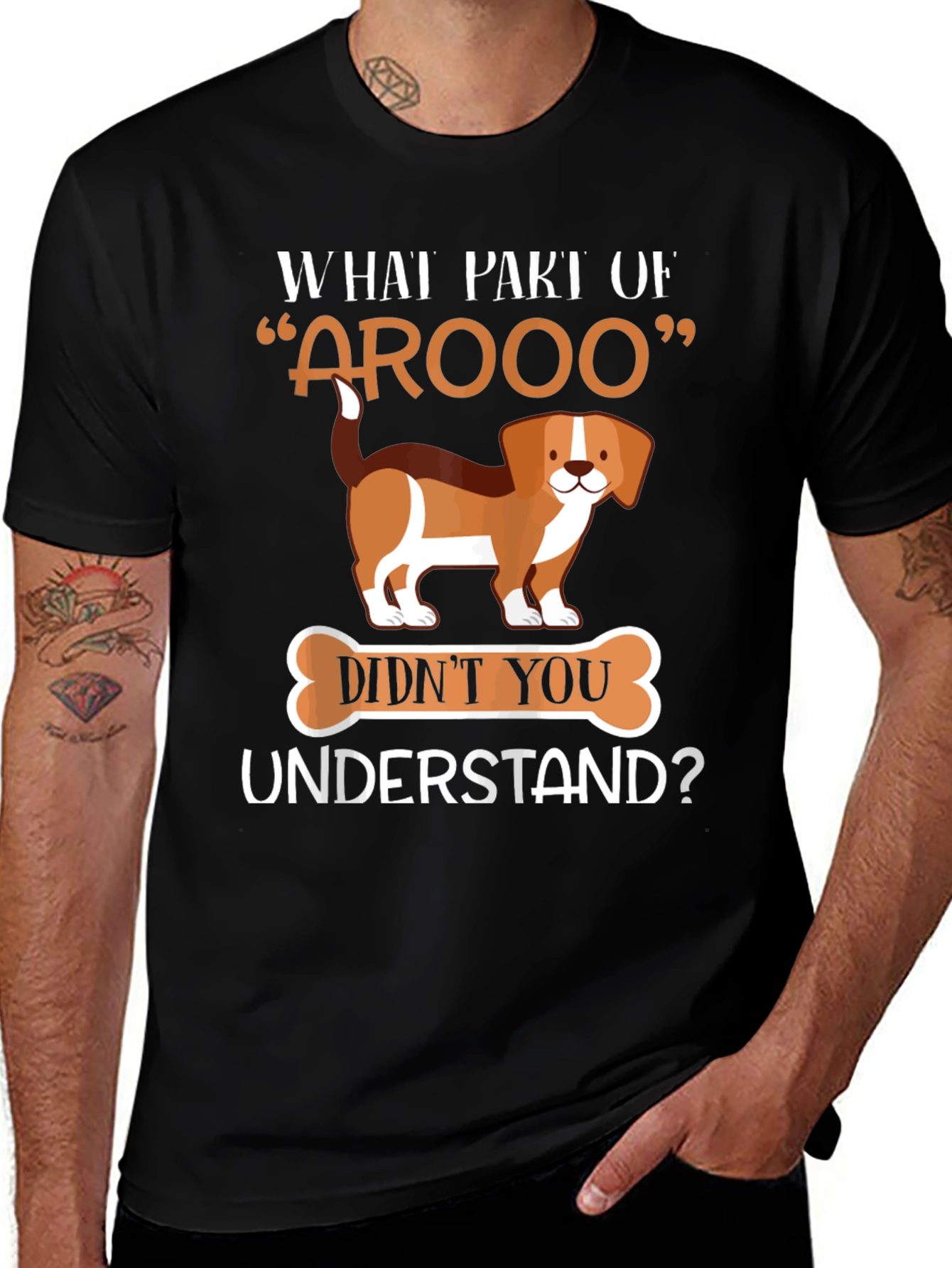 Funny Arooo Dog Lover T-Shirt