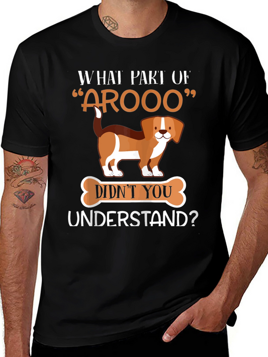 Funny Arooo Dog Lover T-Shirt