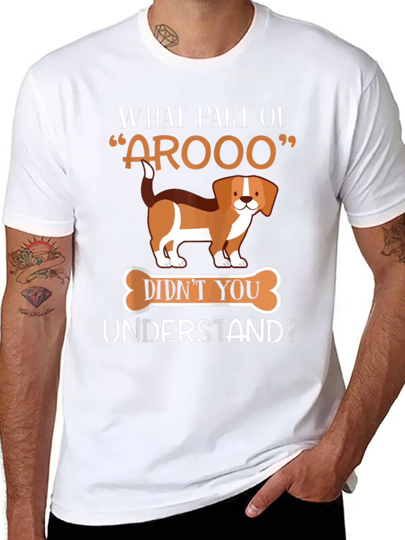 Funny Arooo Dog Lover T-Shirt
