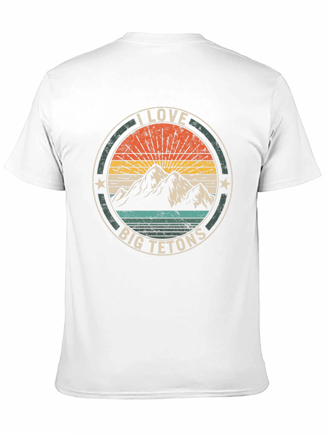 I Love Big Tetons T-Shirt - Mountain Graphic Tee