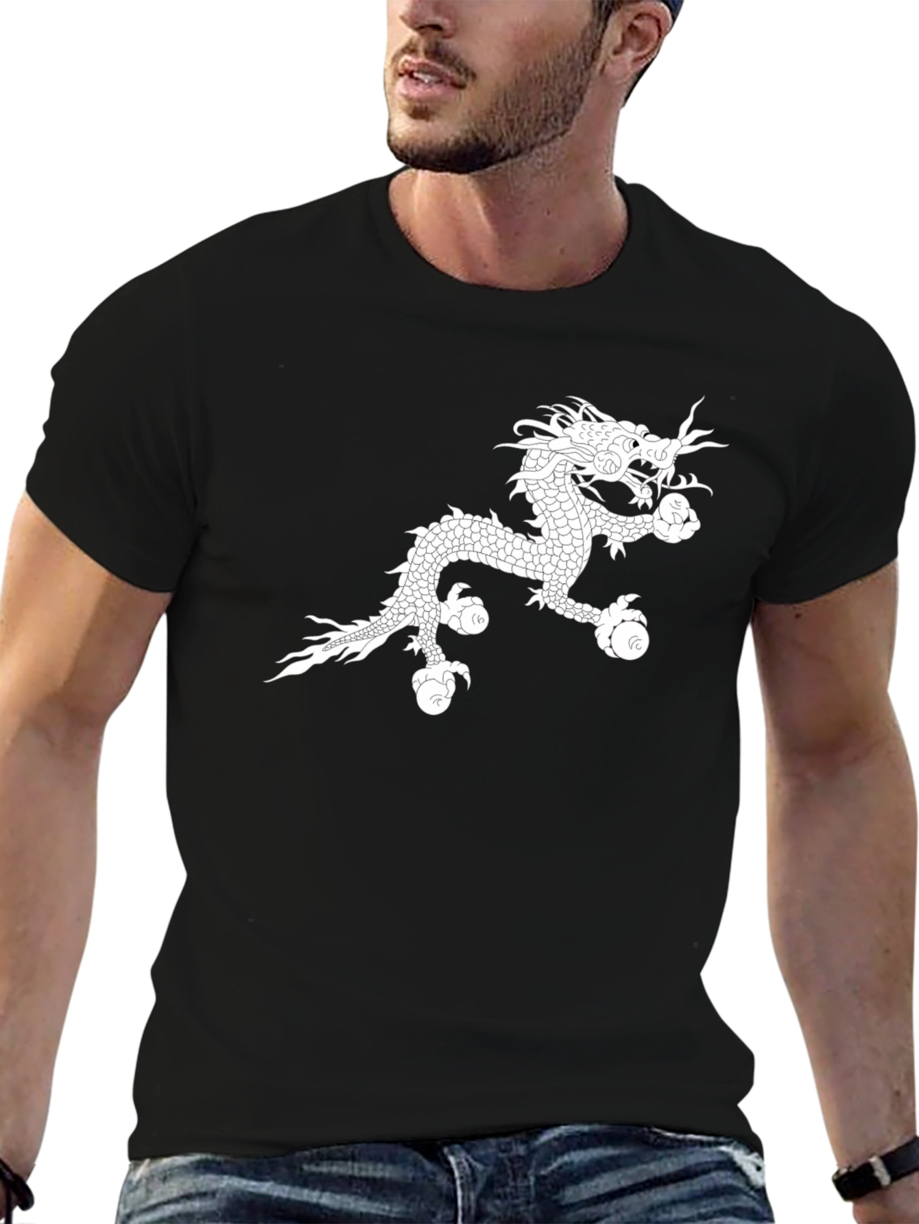 Bhutan Dragon T-Shirt - Black