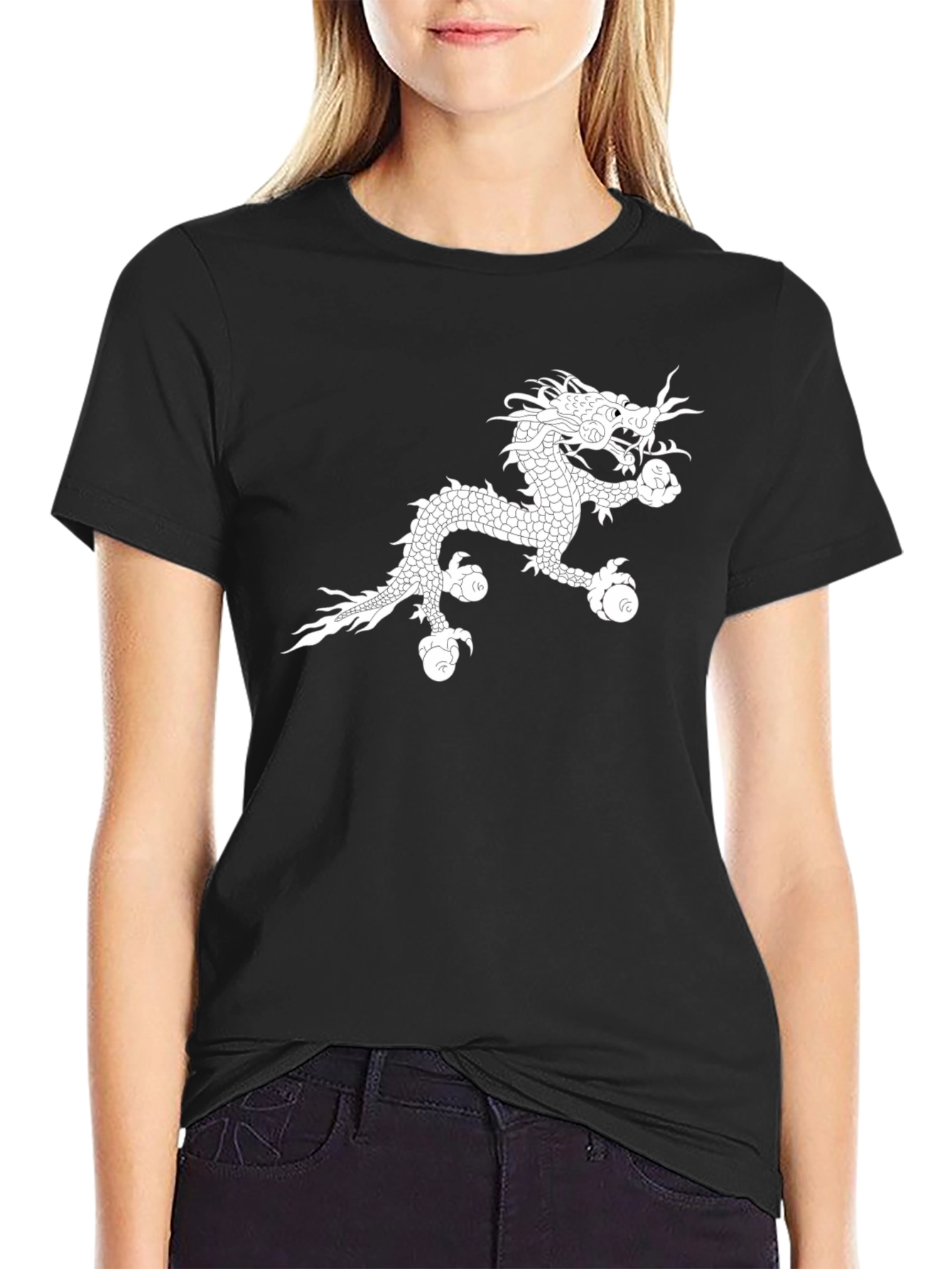 Bhutan Dragon T-Shirt - Black