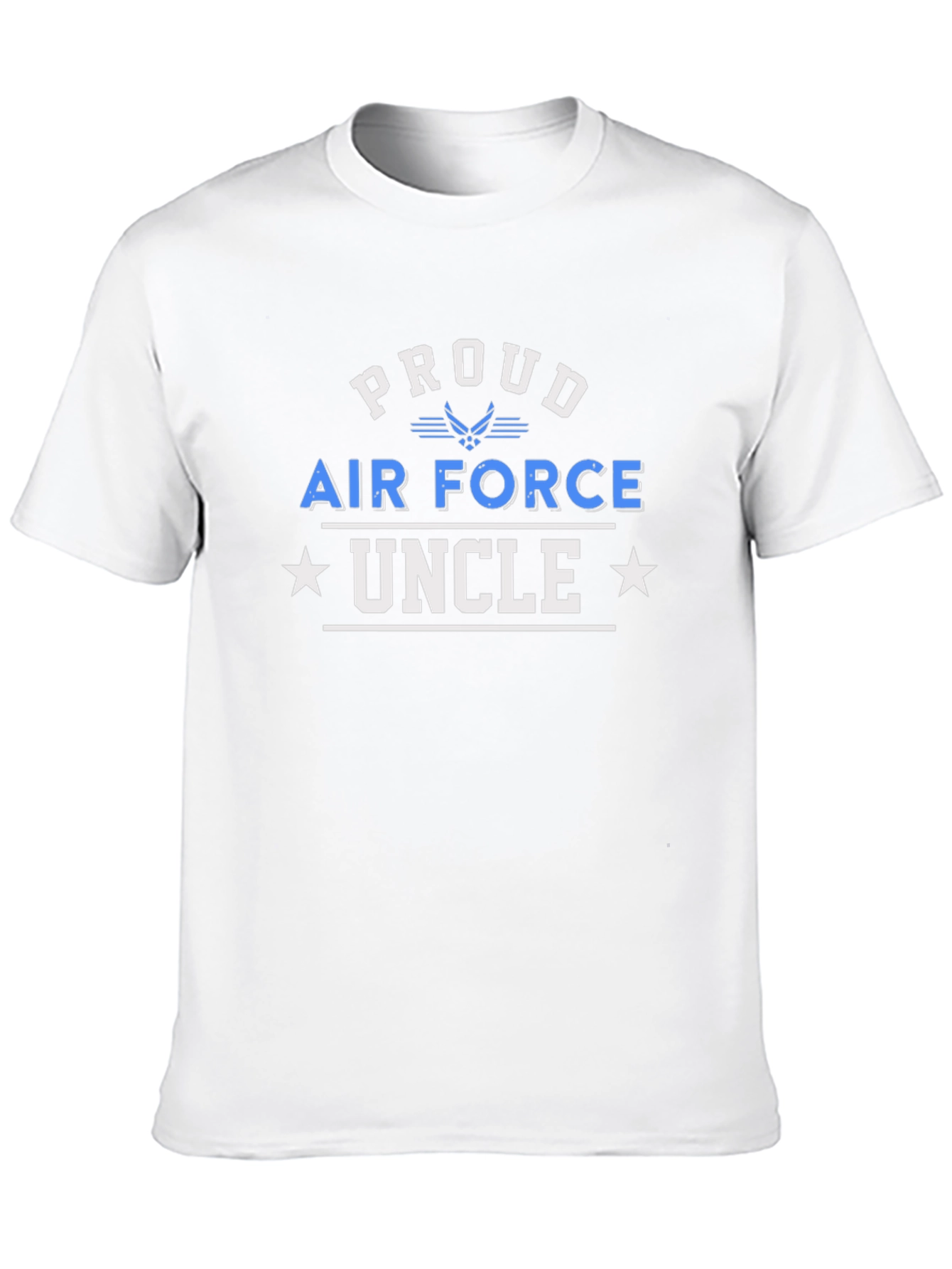 Proud Air Force Uncle Black T-Shirt