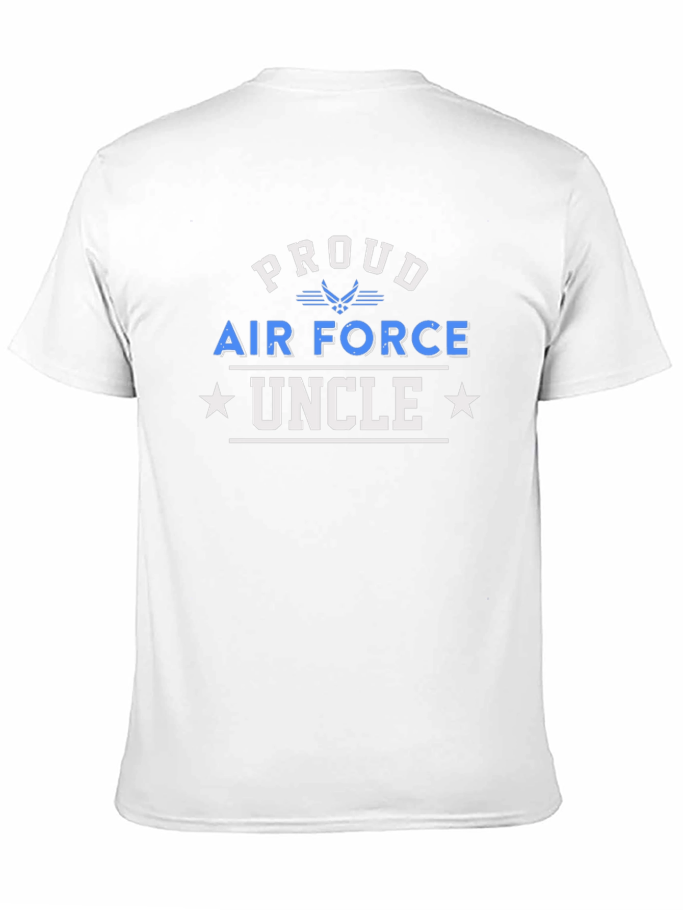 Proud Air Force Uncle Black T-Shirt