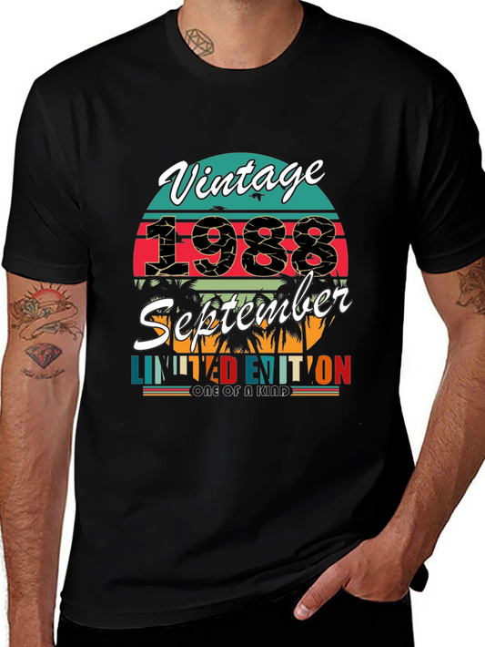 Vintage 1988 September Limited Edition Graphic T-Shirt