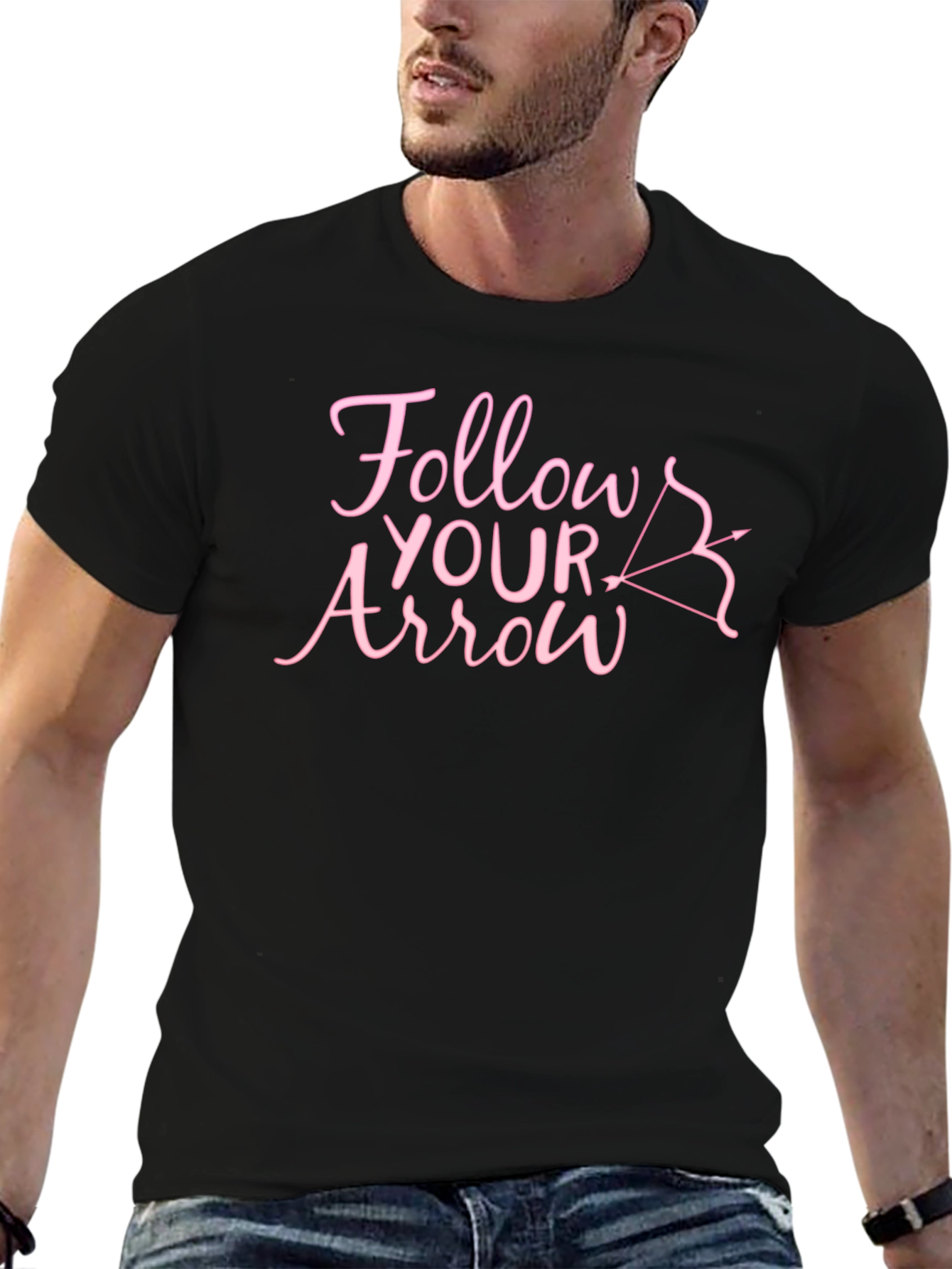 Follow Your Arrow Graphic Tee - Unique Design
