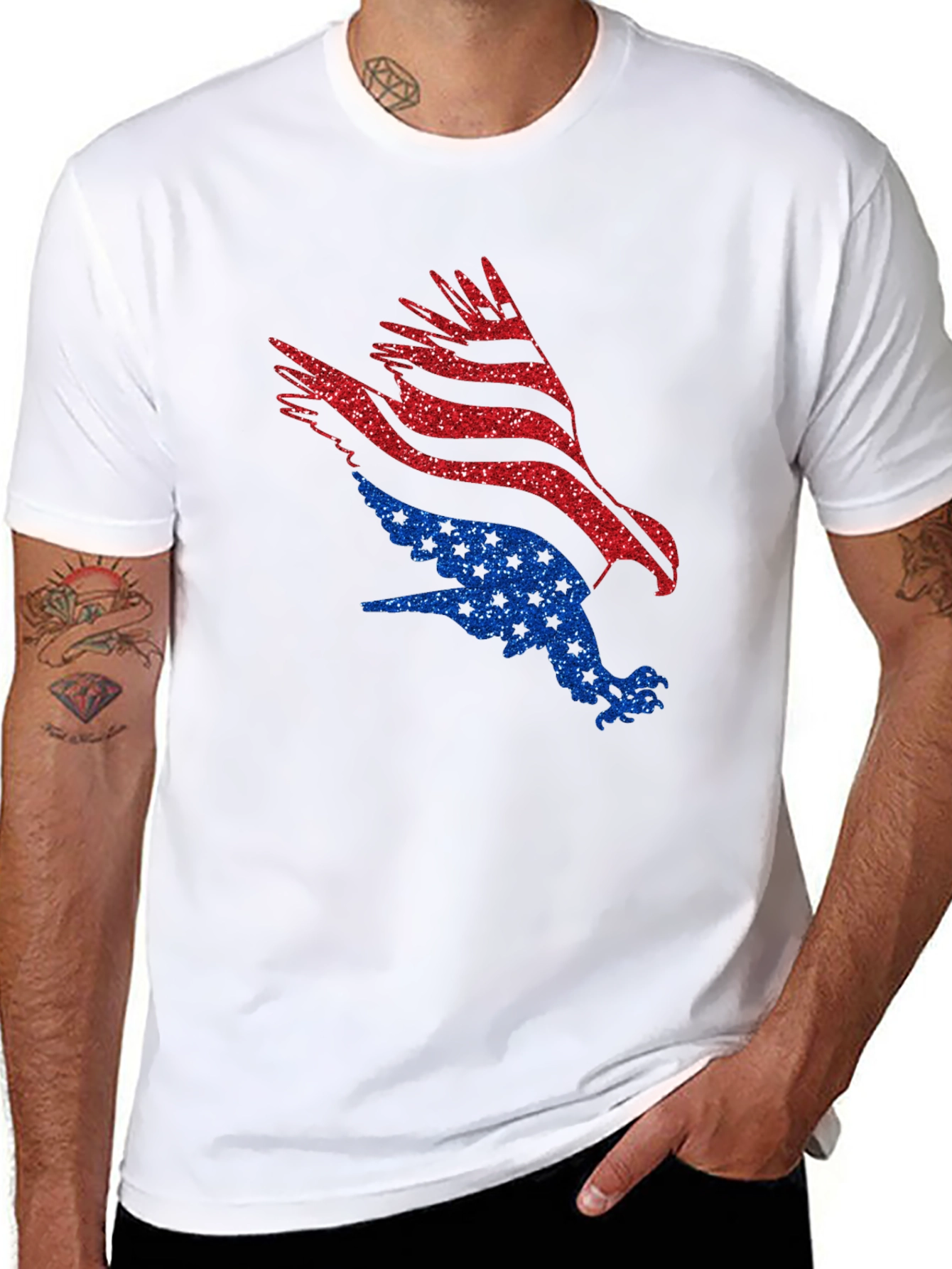 Patriotic Eagle Graphic Tee