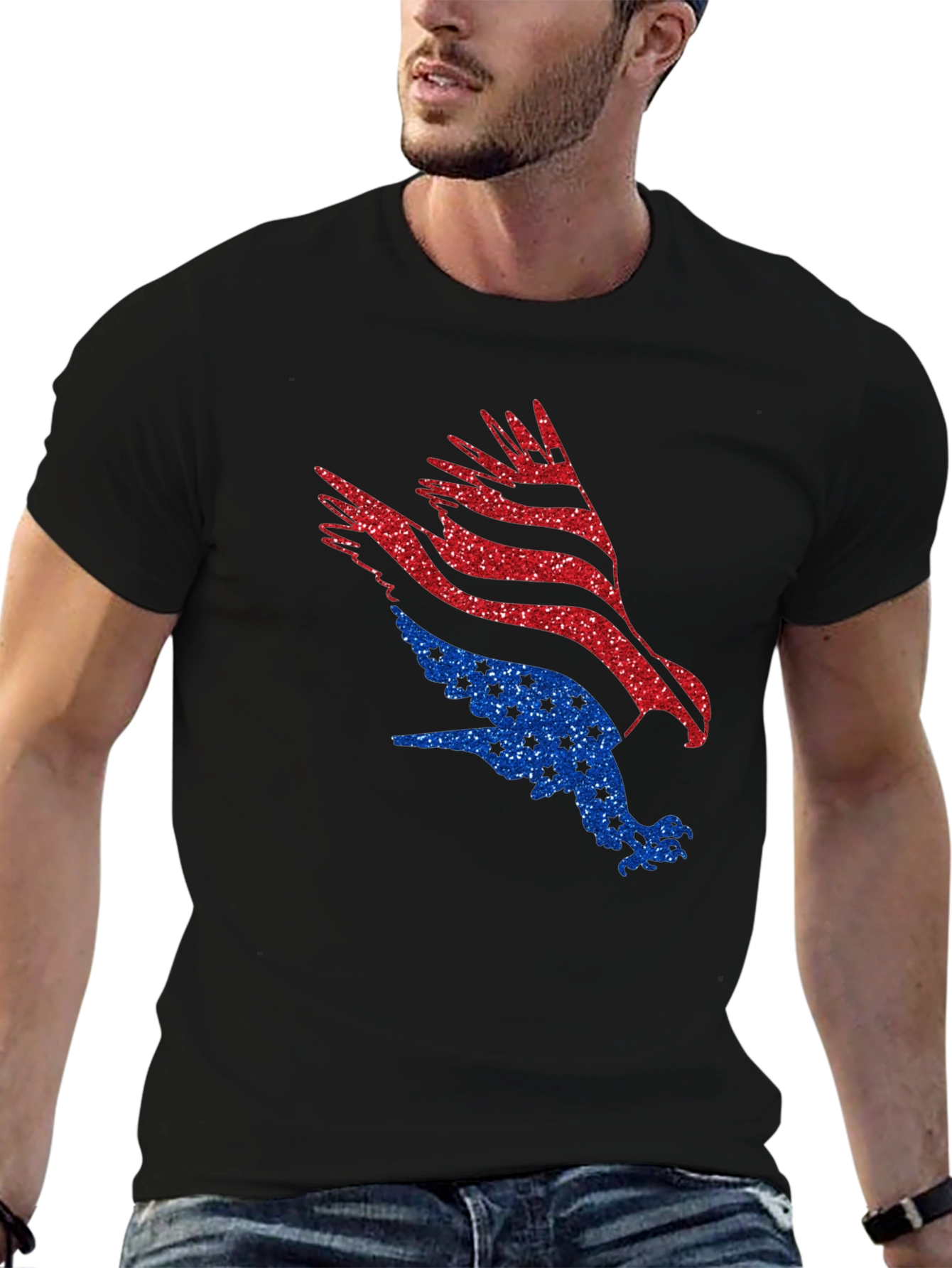 Patriotic Eagle Graphic Tee