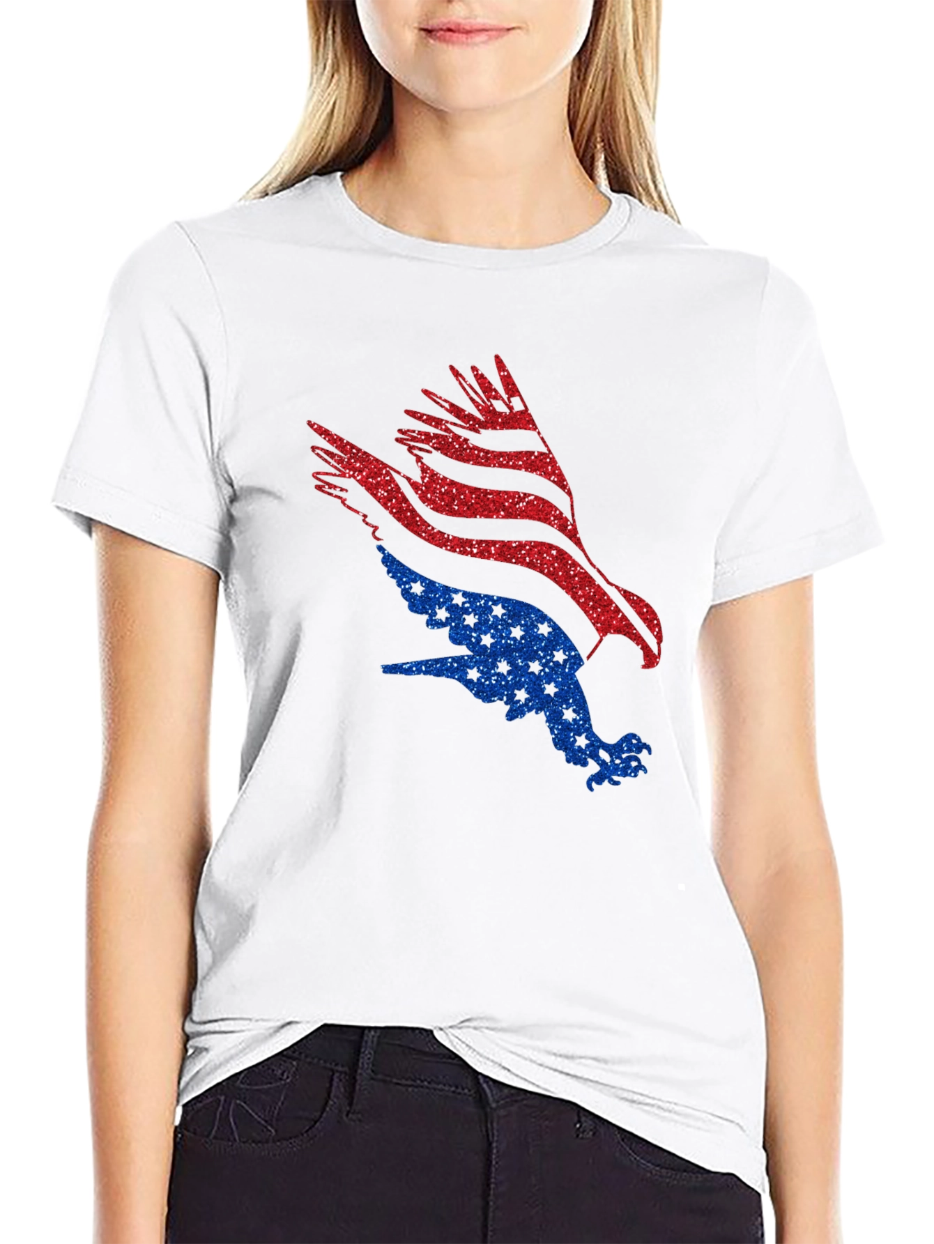 Patriotic Eagle Graphic Tee