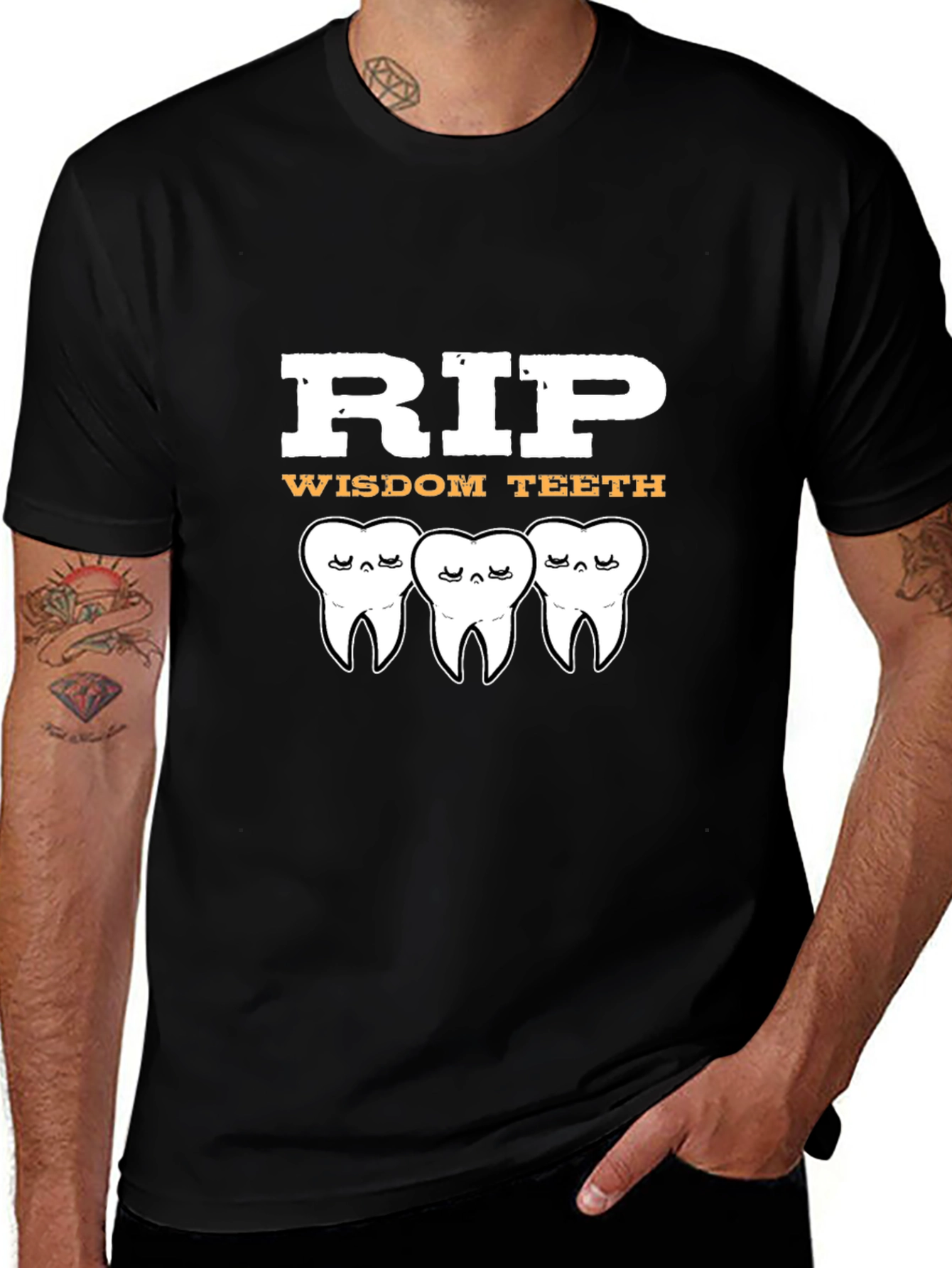 RIP Wisdom Teeth T-Shirt - Funny Dental Humor