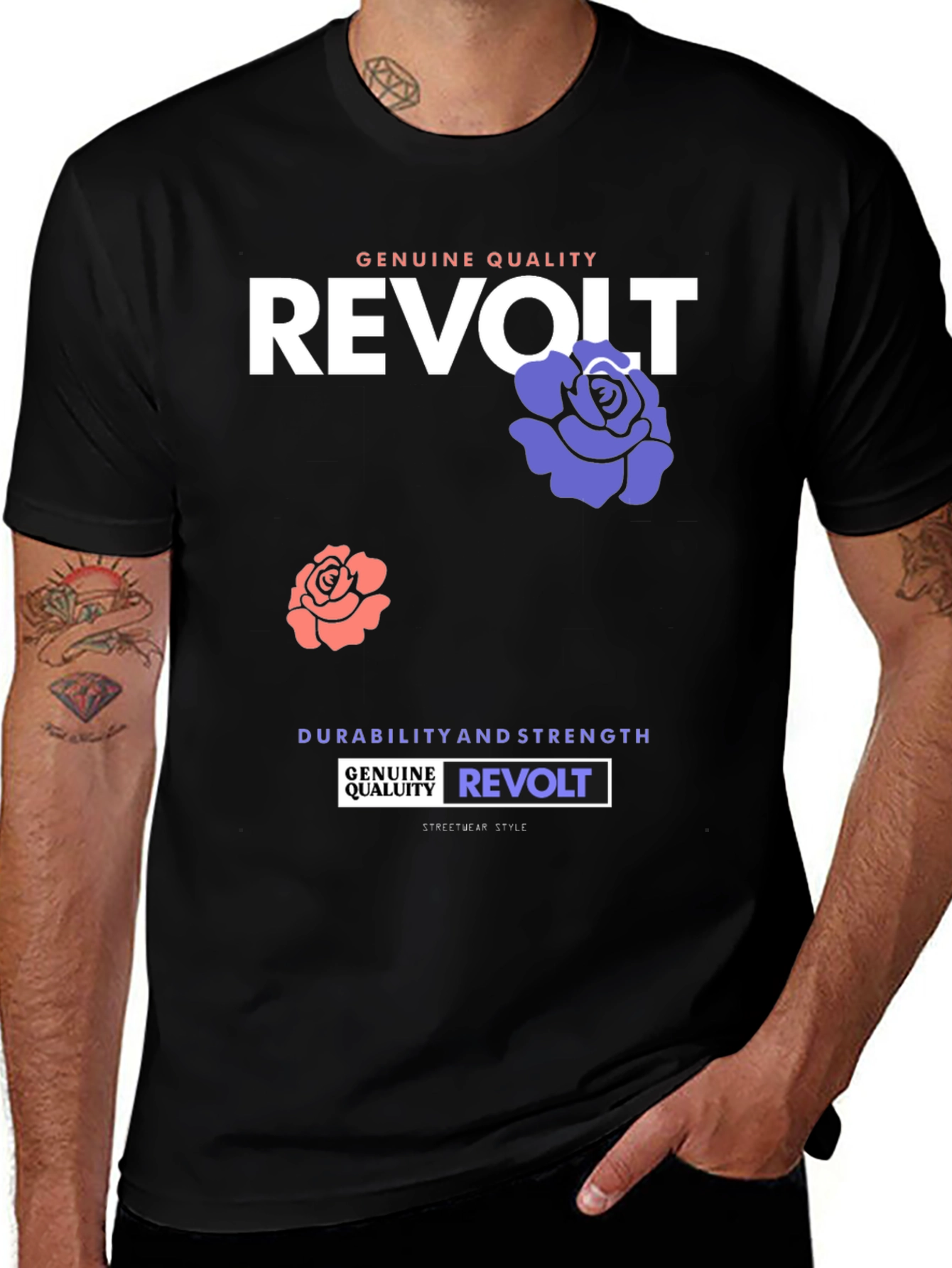Revolt Graphic Print T-Shirt