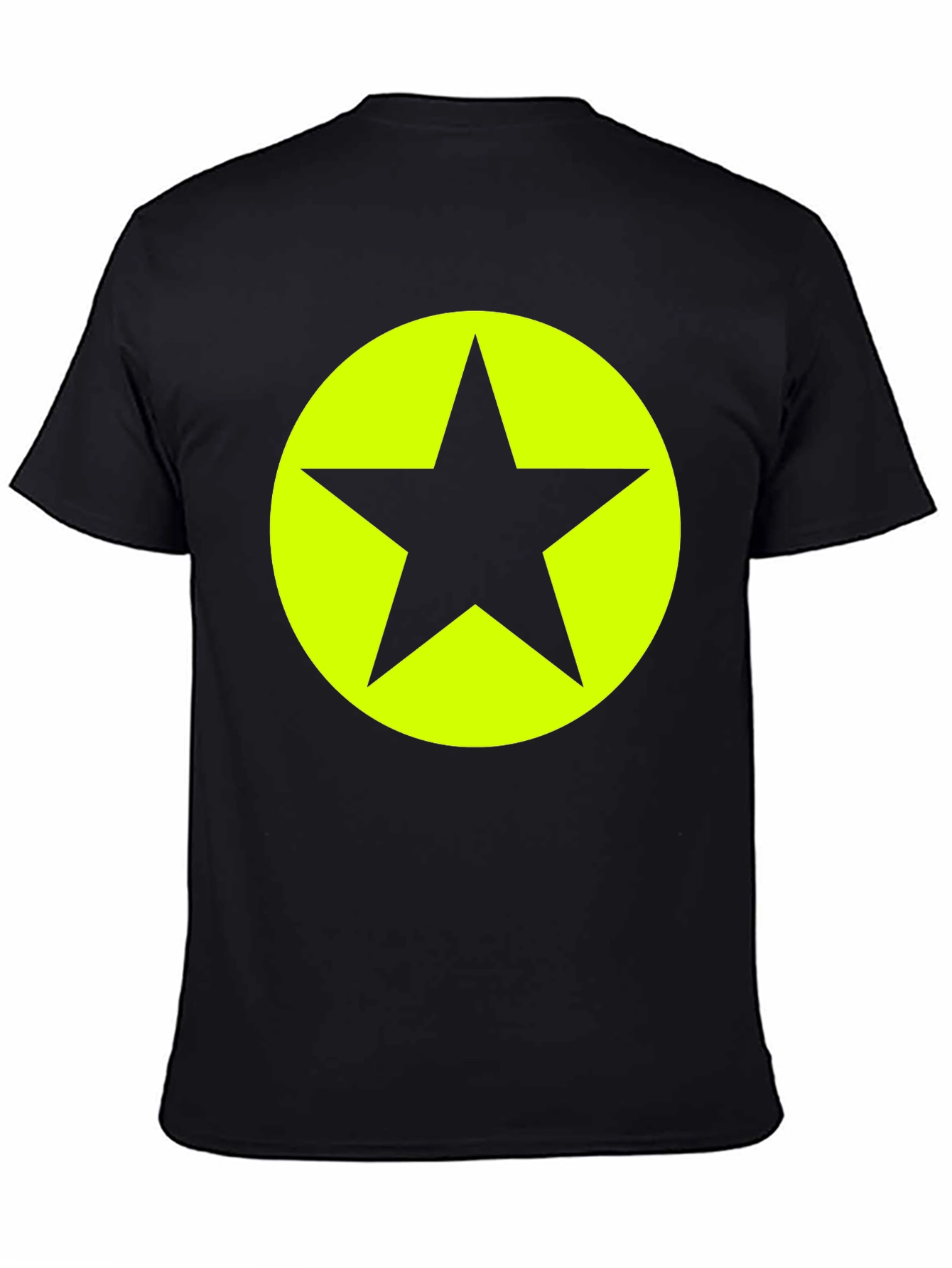 Bold Star Graphic Tee - Black