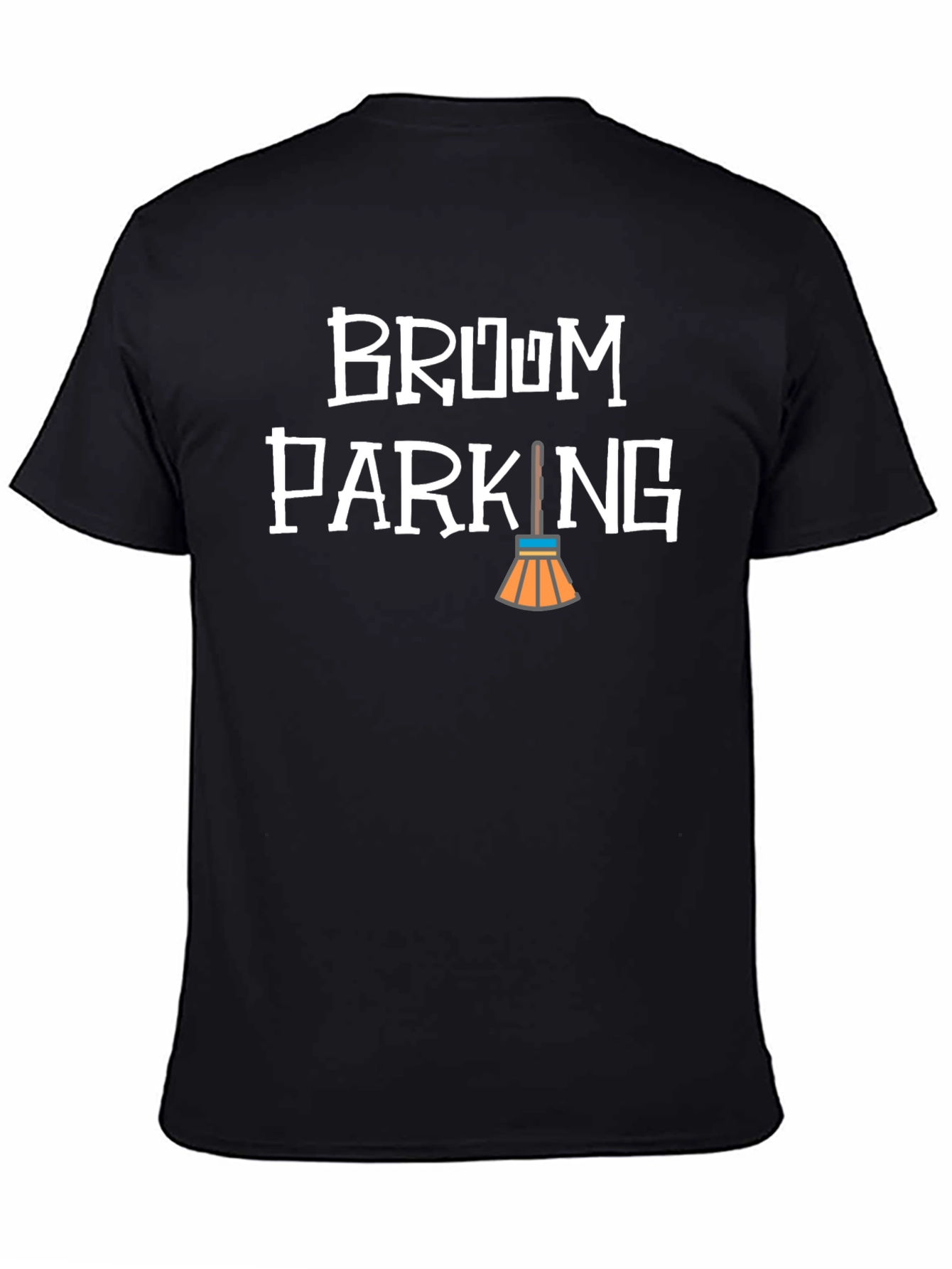 Broom Parking Halloween T-Shirt