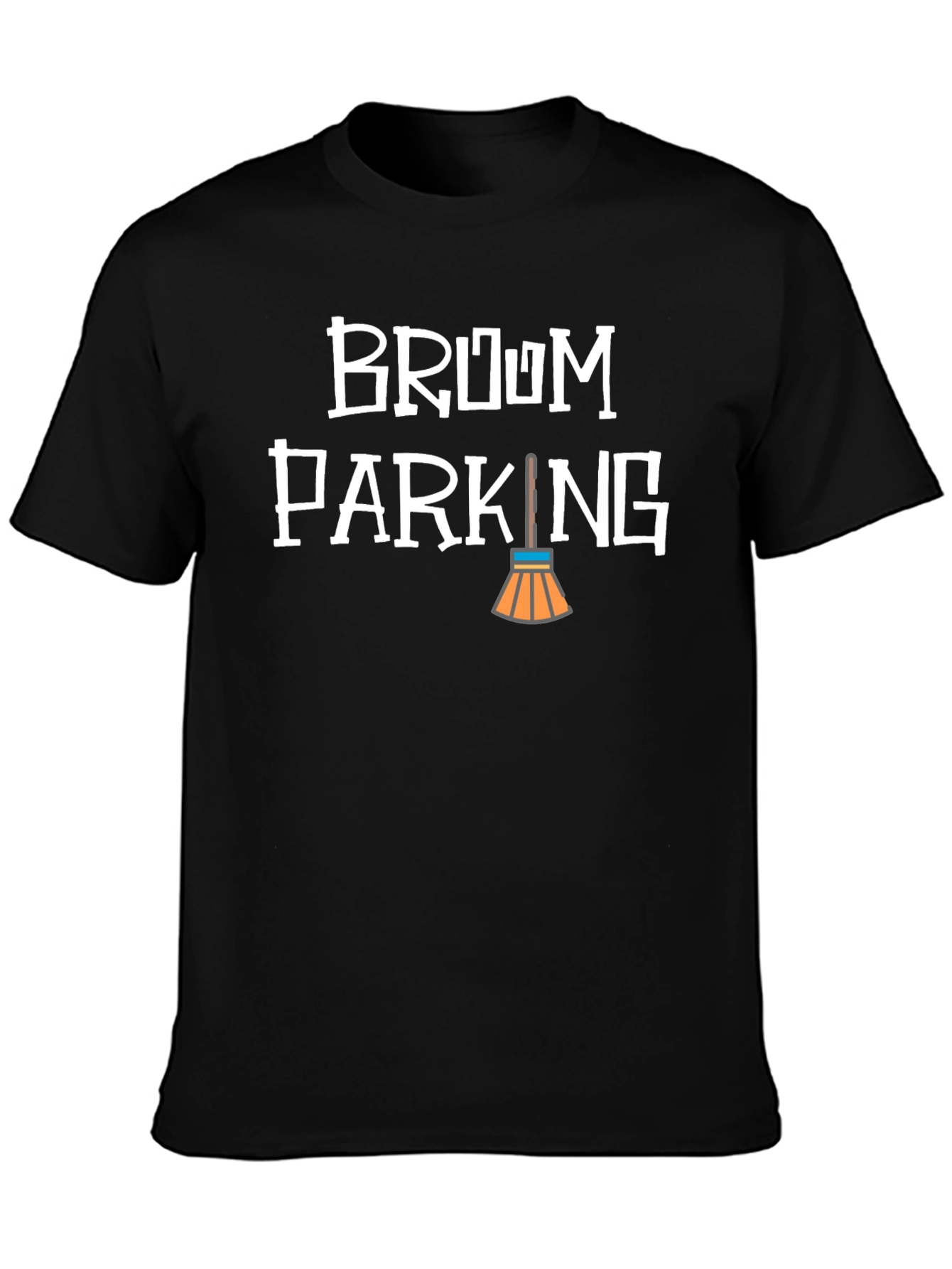 Broom Parking Halloween T-Shirt