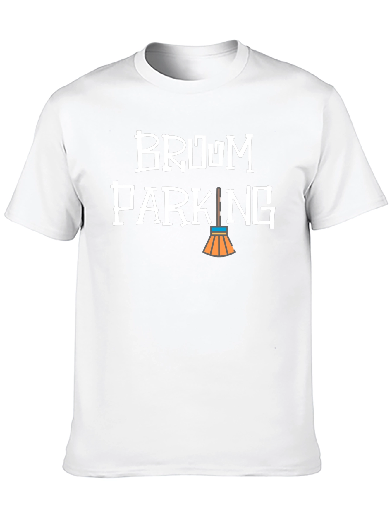 Broom Parking Halloween T-Shirt
