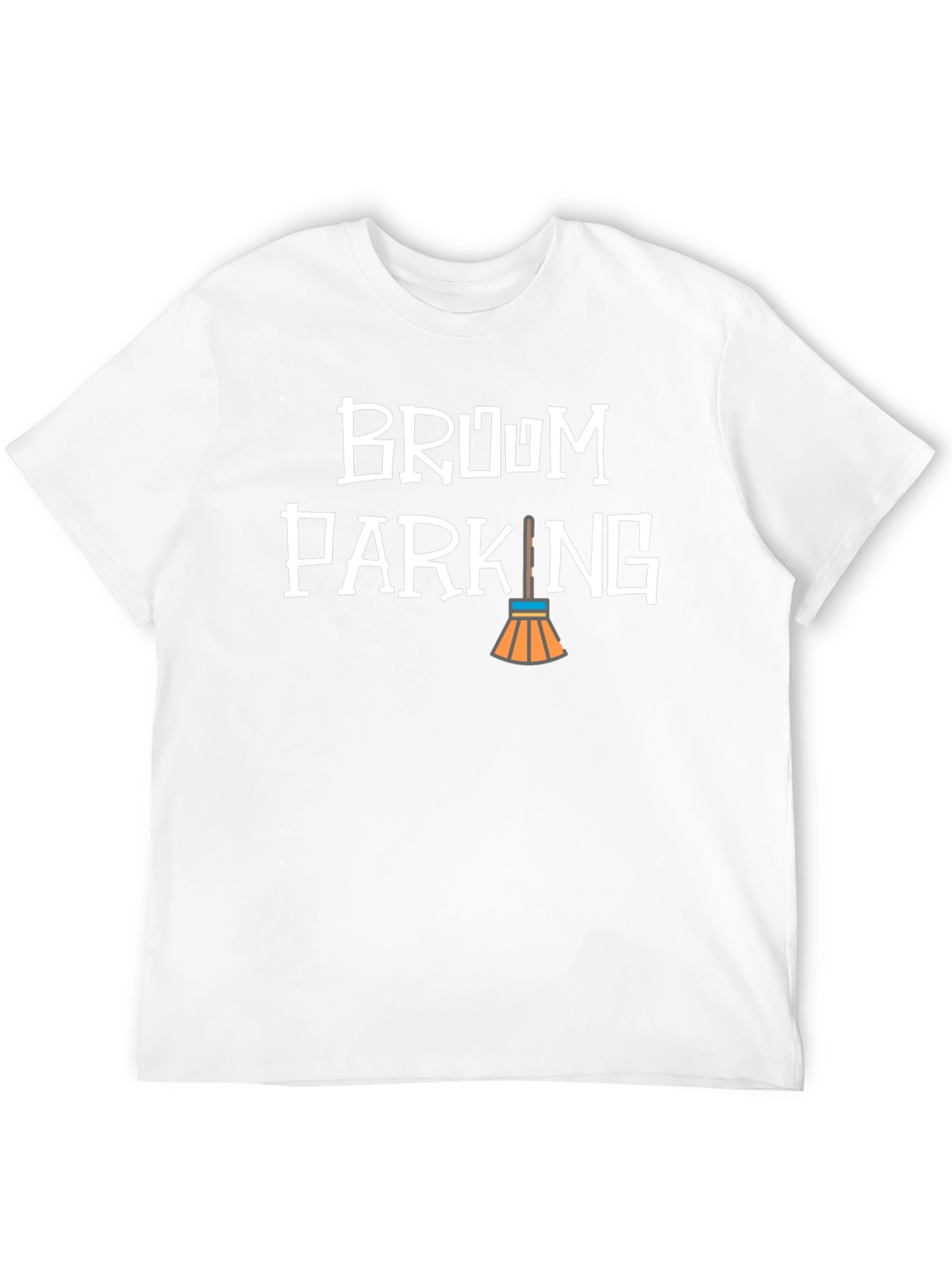 Broom Parking Halloween T-Shirt