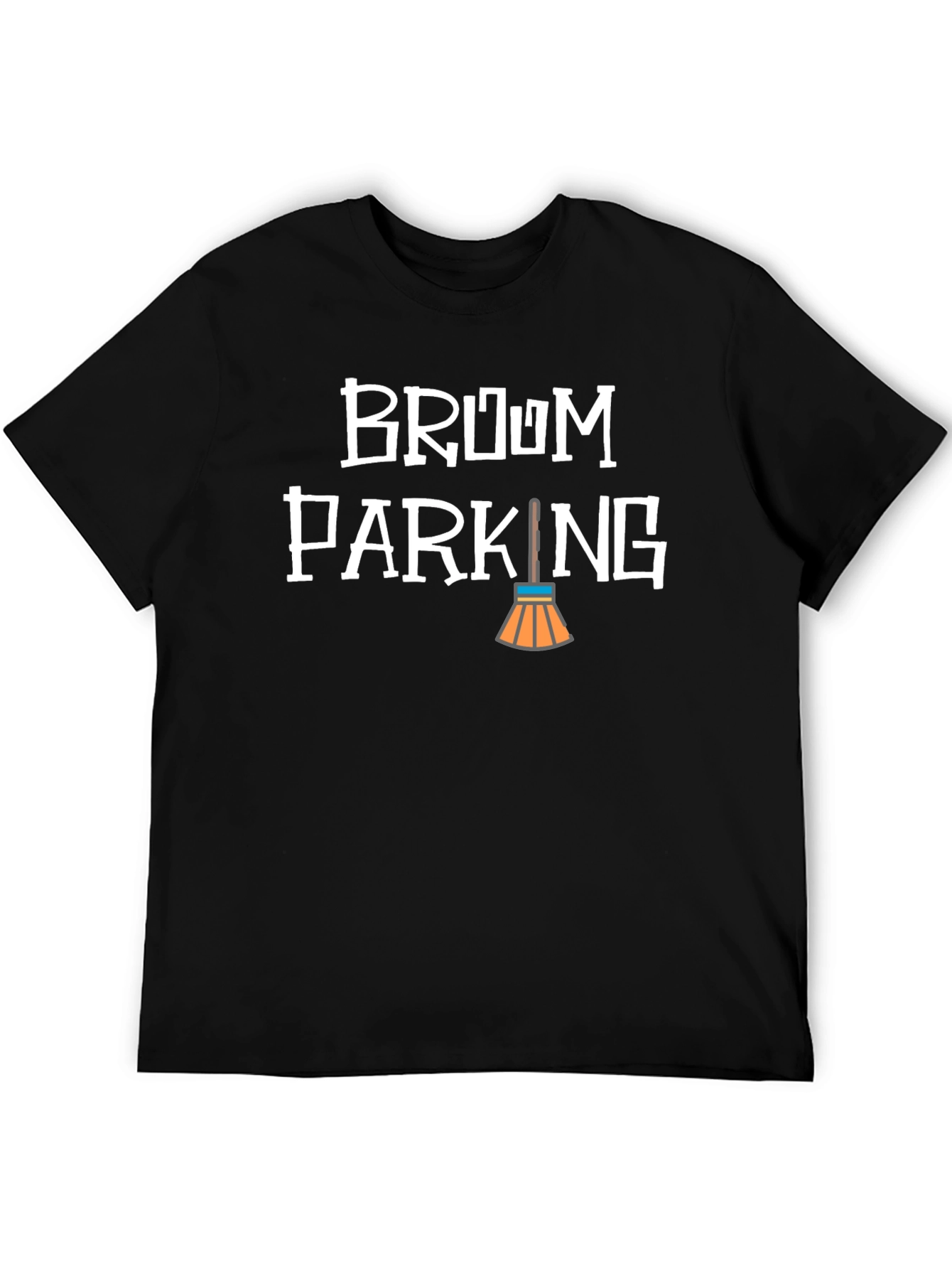 Broom Parking Halloween T-Shirt