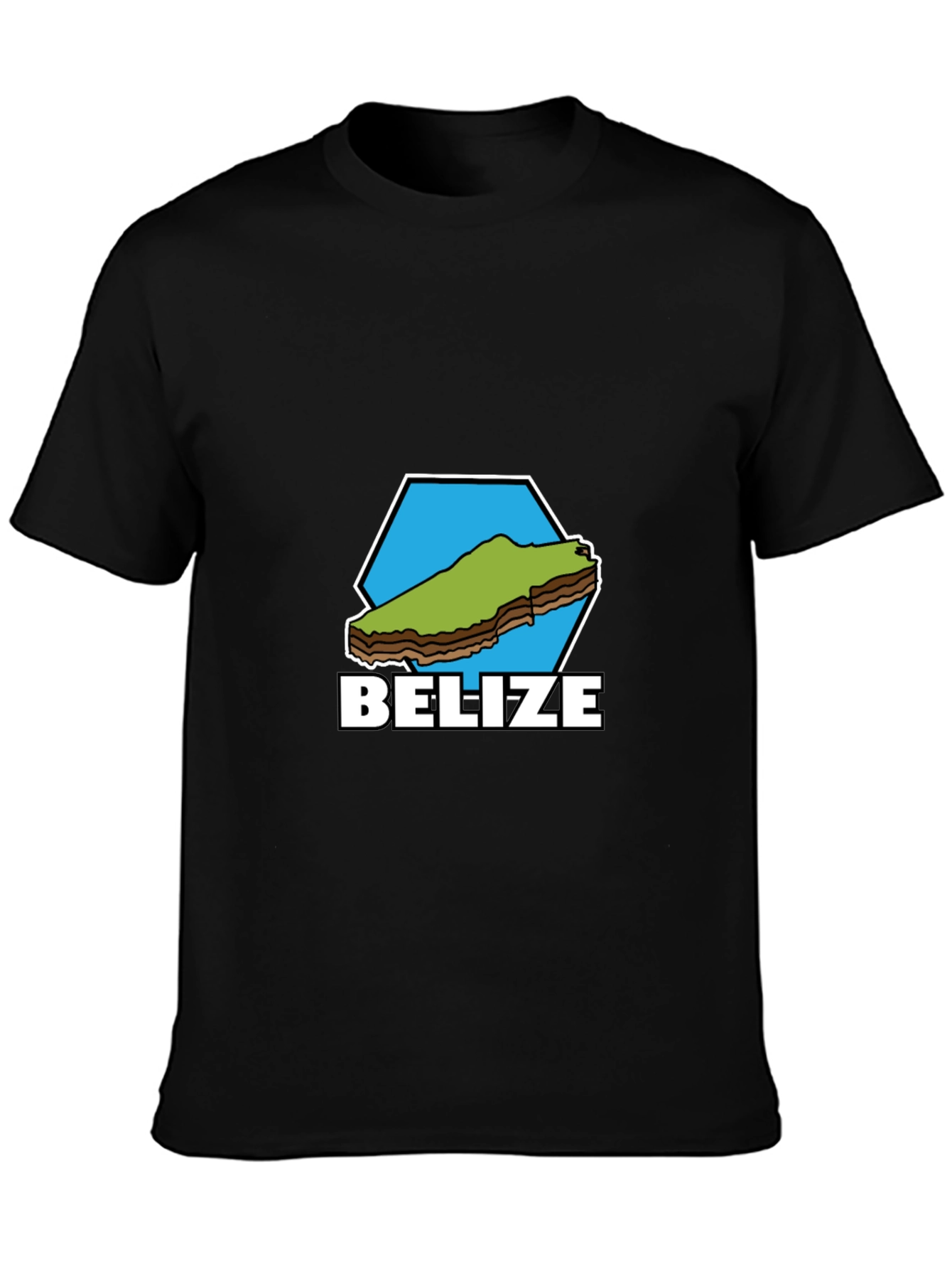 Belize Graphic T-Shirt - Black