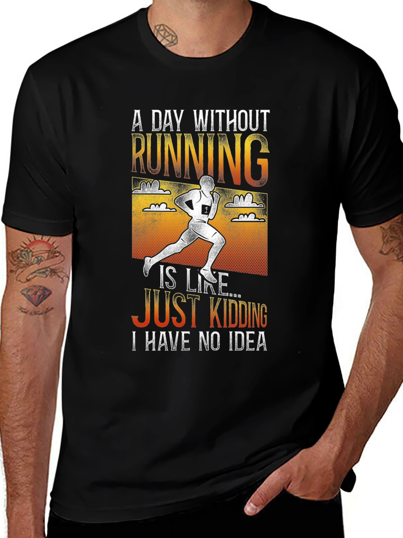 Funny Running T-Shirt: A Day Without Running